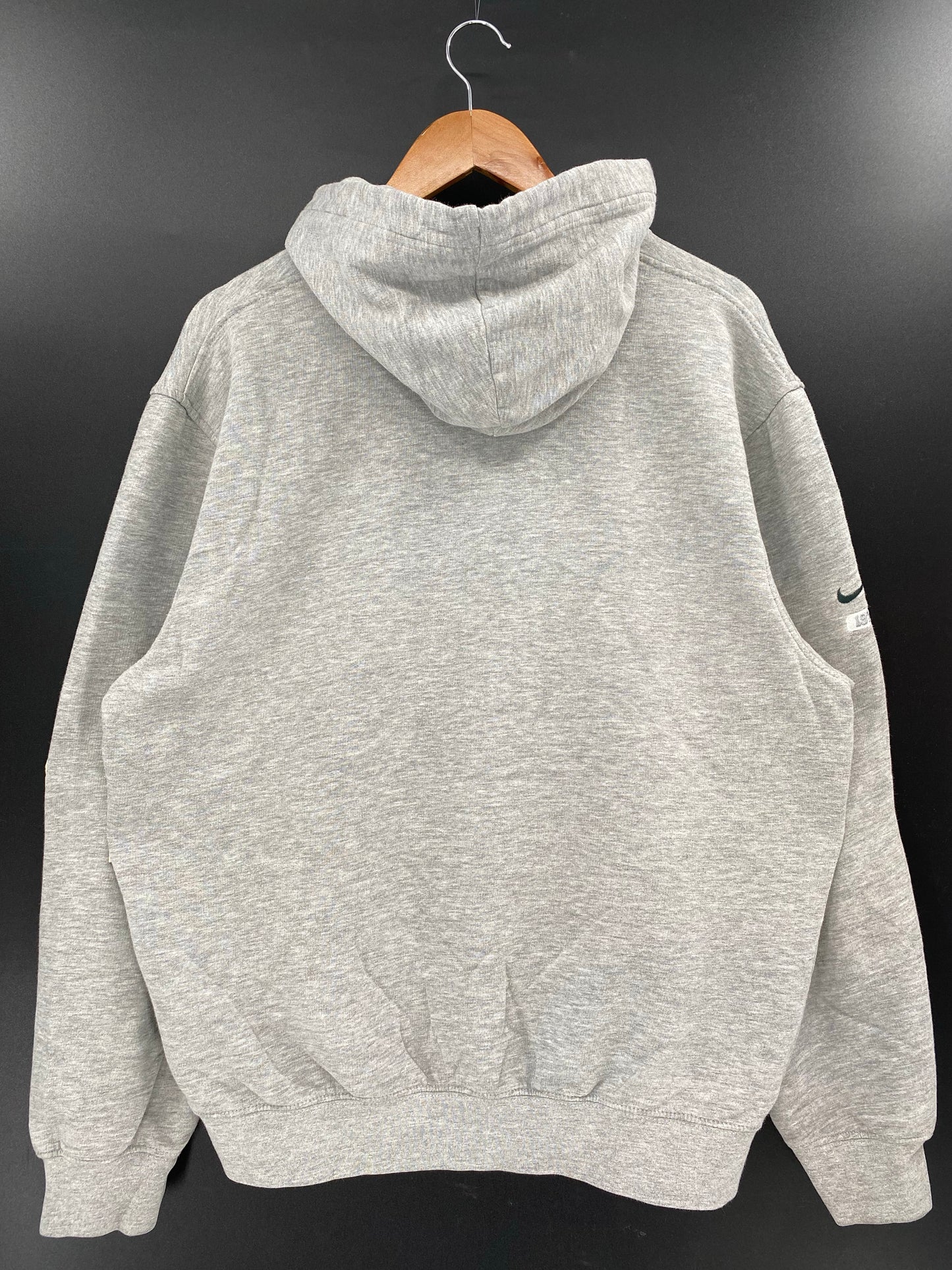 00’ NIKE MINI SWOOSH Size M Vintage Half Zip Hoodie Sweat-Shirt / K4469