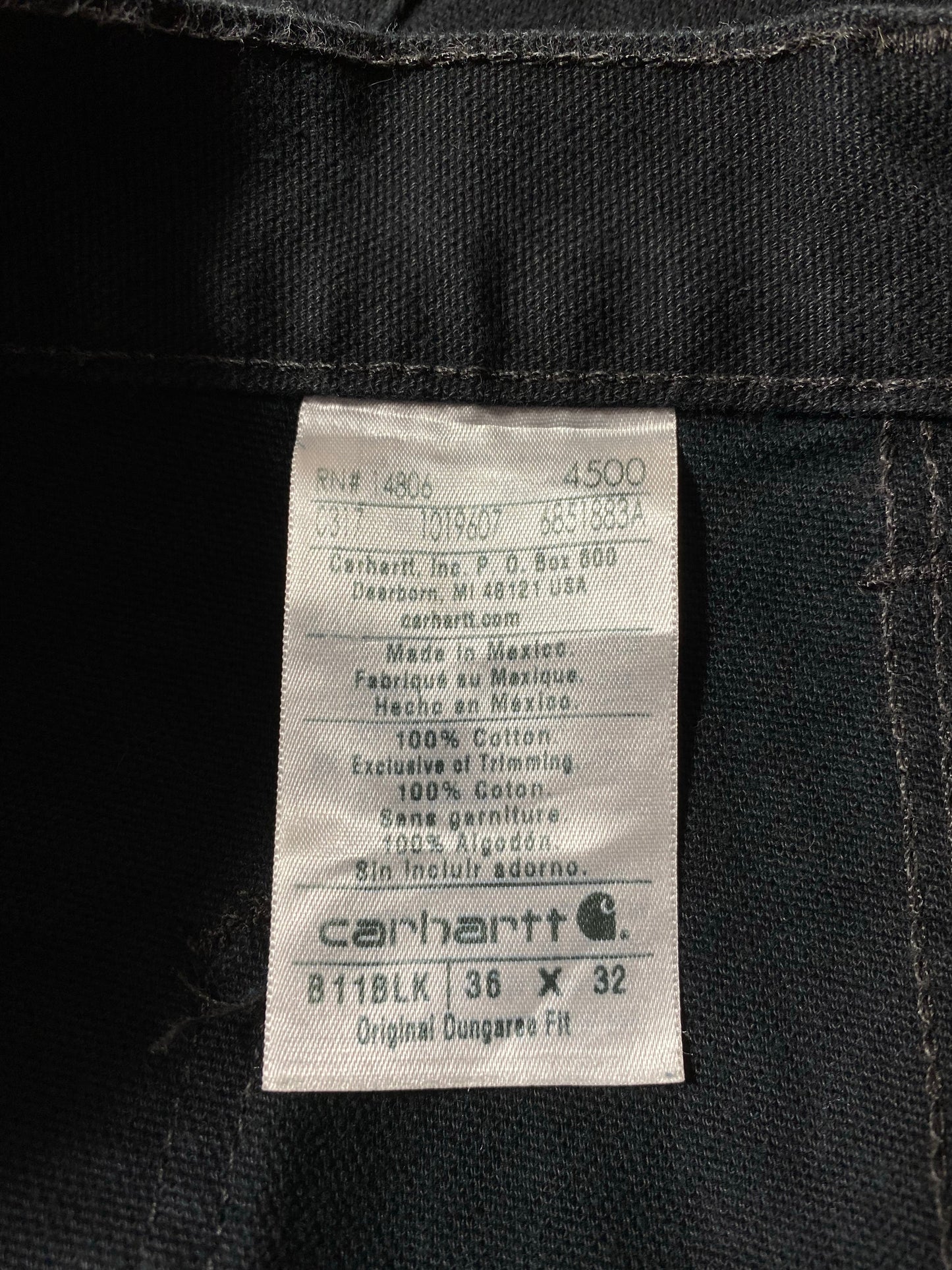 Vintage CARHARTT Size W34xL30.5 Duck Pants / A8498