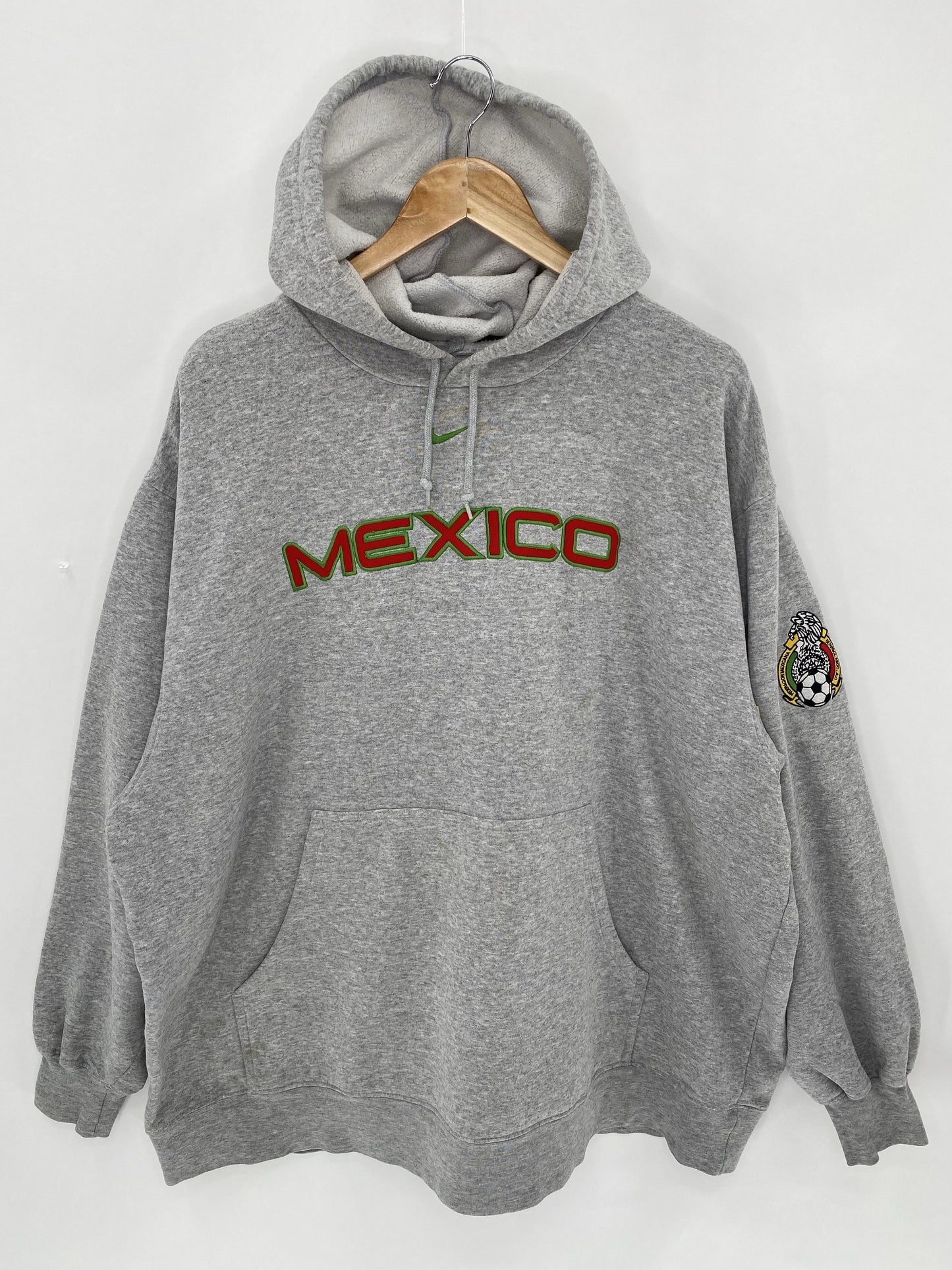 00’ NIKE MEXICO Size No tag (Approx. XXL) Vintage Hoodie Sweat-shirt  / k5120