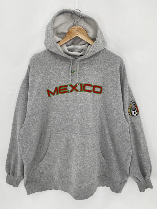 00’ NIKE MEXICO Size No tag (Approx. XXL) Vintage Hoodie Sweat-shirt  / k5120
