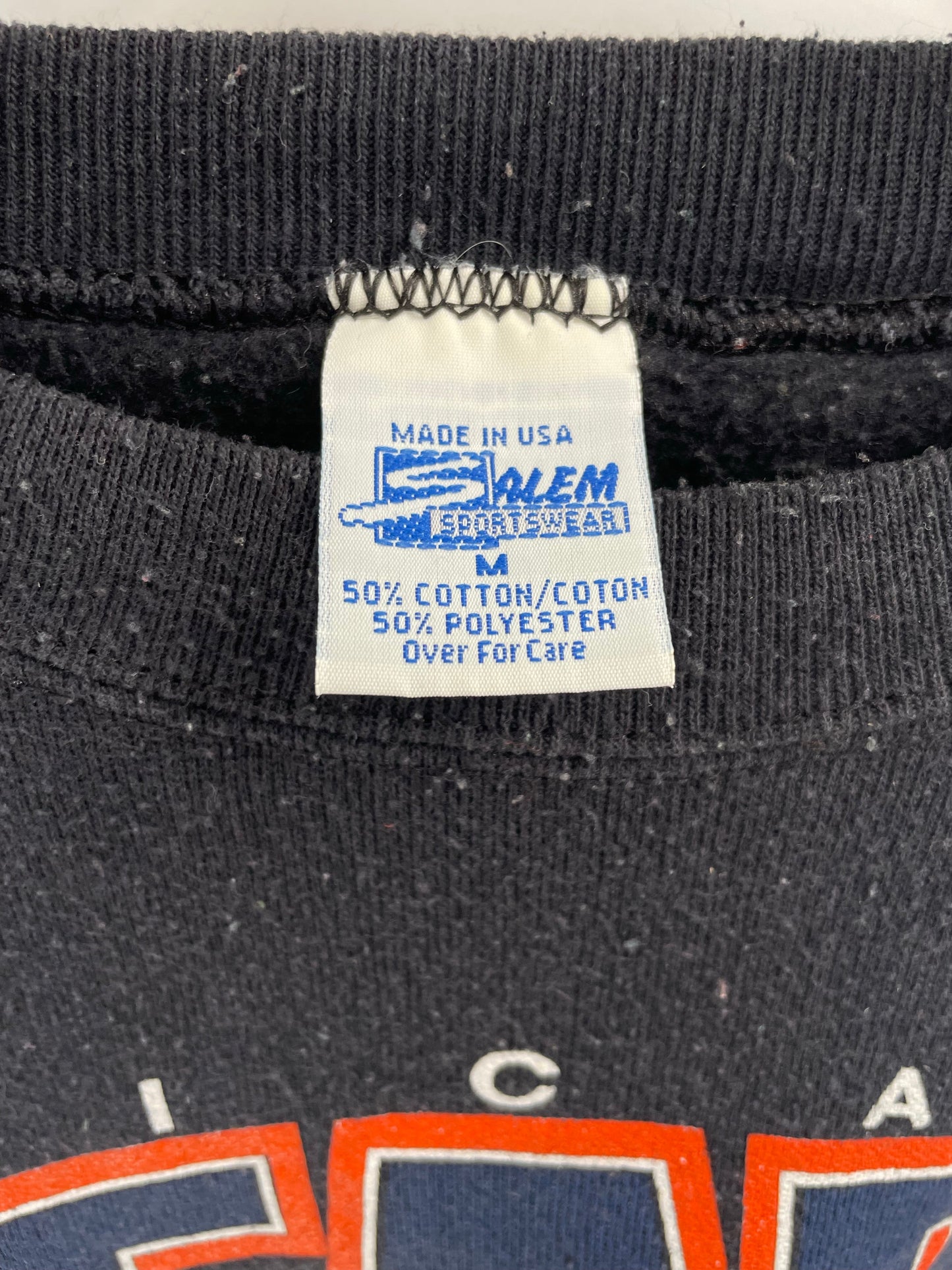 1992 SALEM x CHICAGO BEARS Made in USA Size XL Vintage NFL Sweat-Shirt / A9527