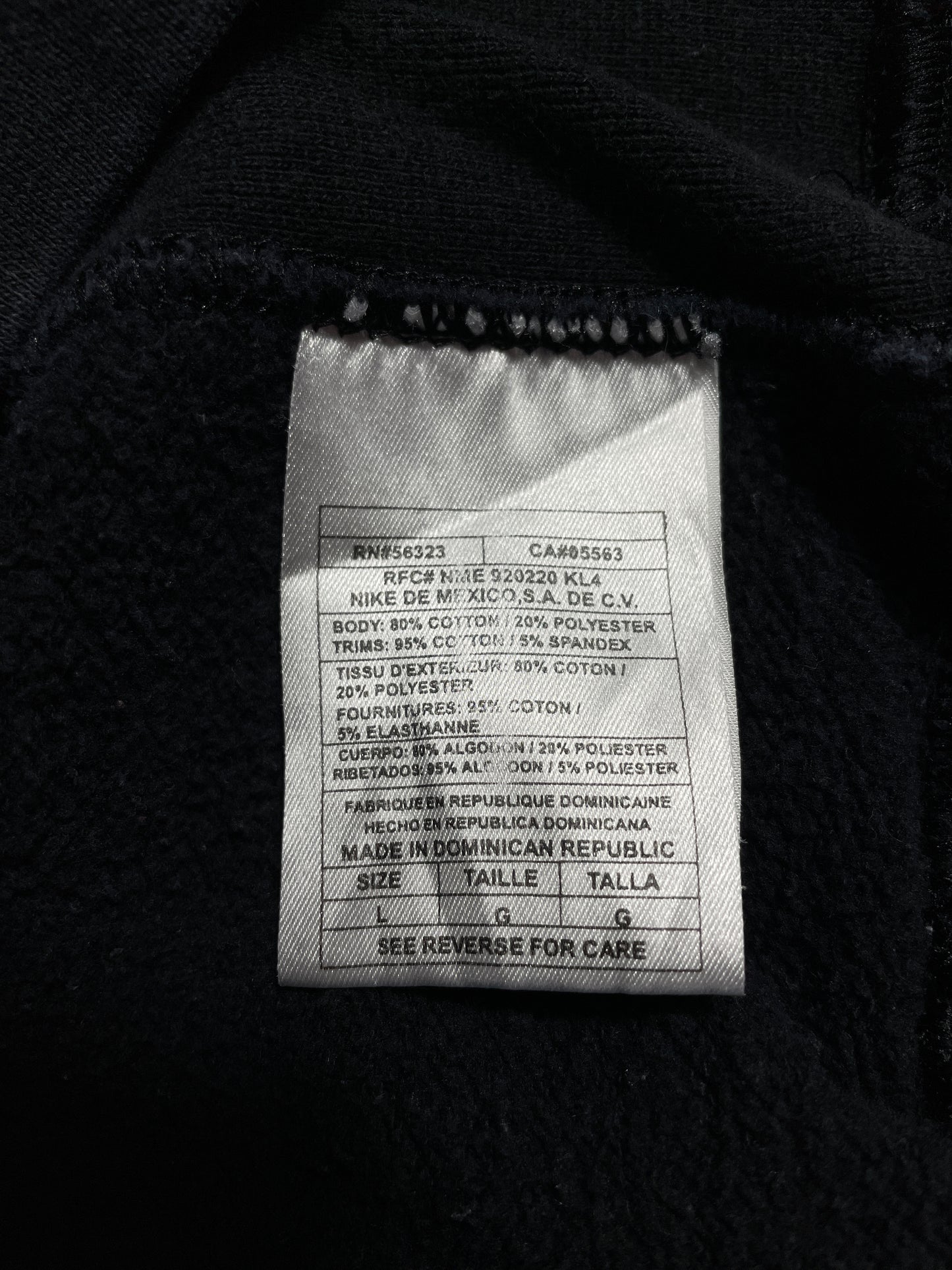 00’ NIKE MINI SWOOSH Size L Vintage Sweat-shirt / E1126