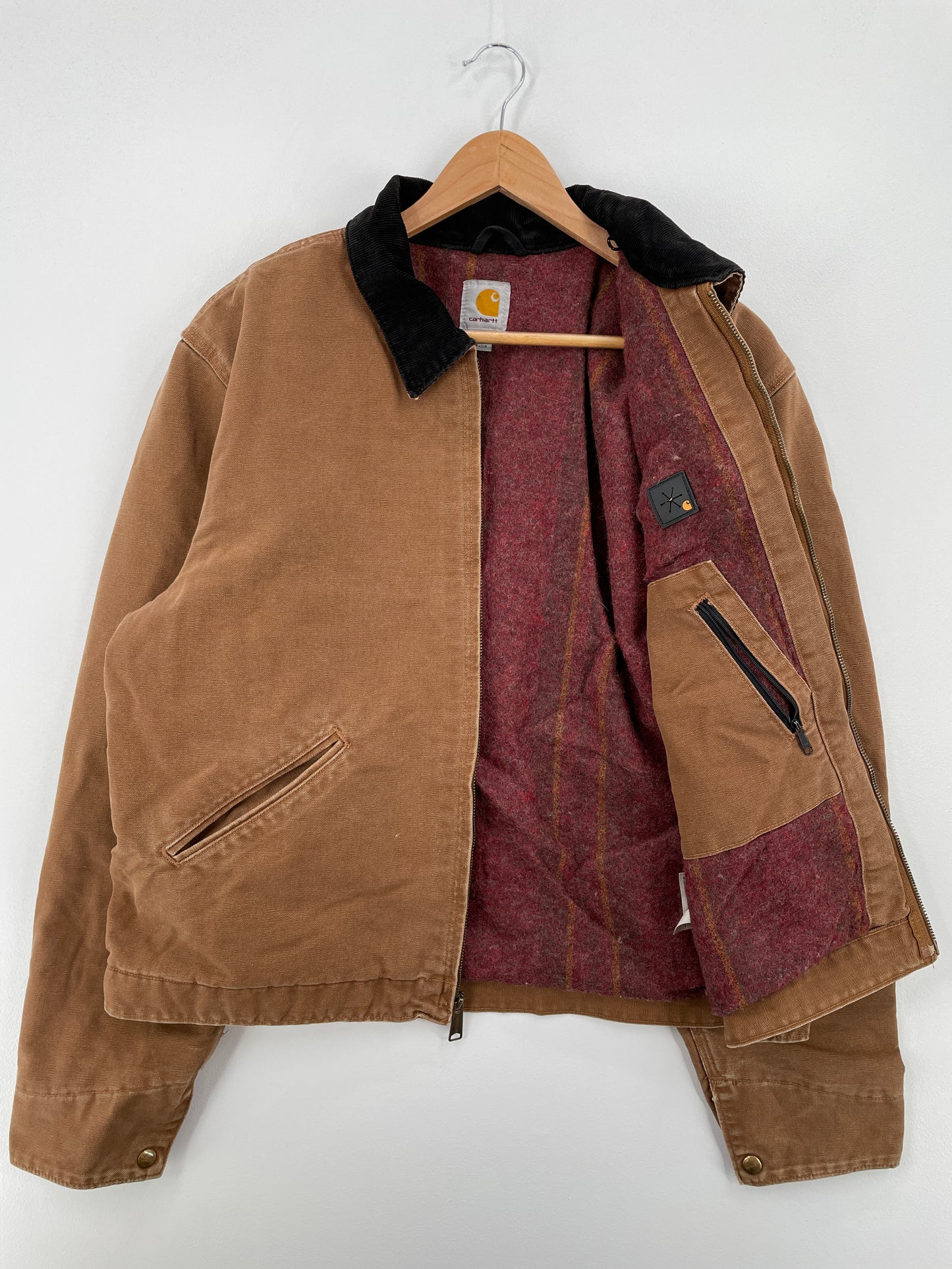 Vintage CARHARTT Size L Duck Zip-up Jacket / A8513