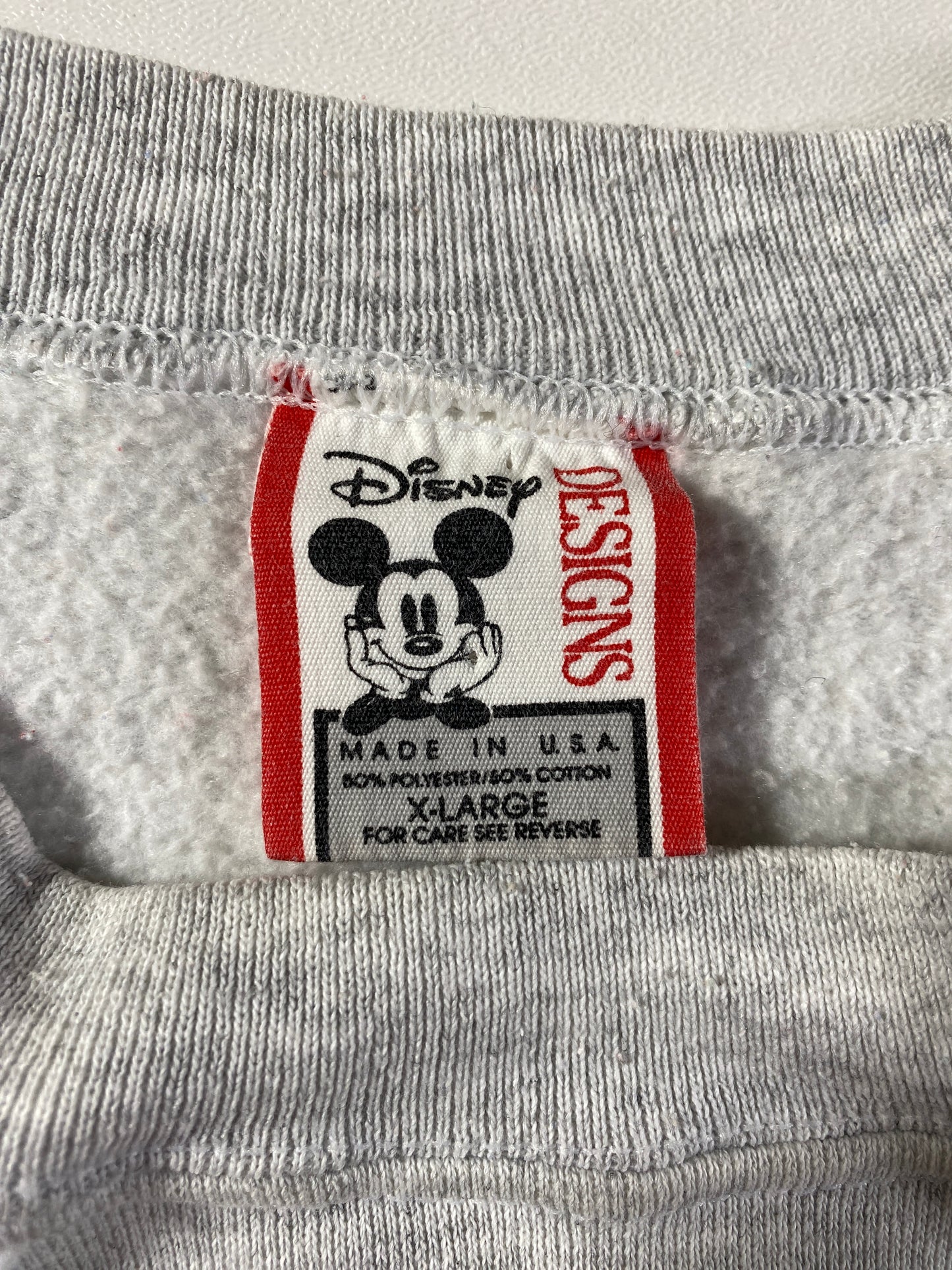 90's DISNEY MICKEY Made in USA Size XL Vintage Sweat-Shirt / E6158S