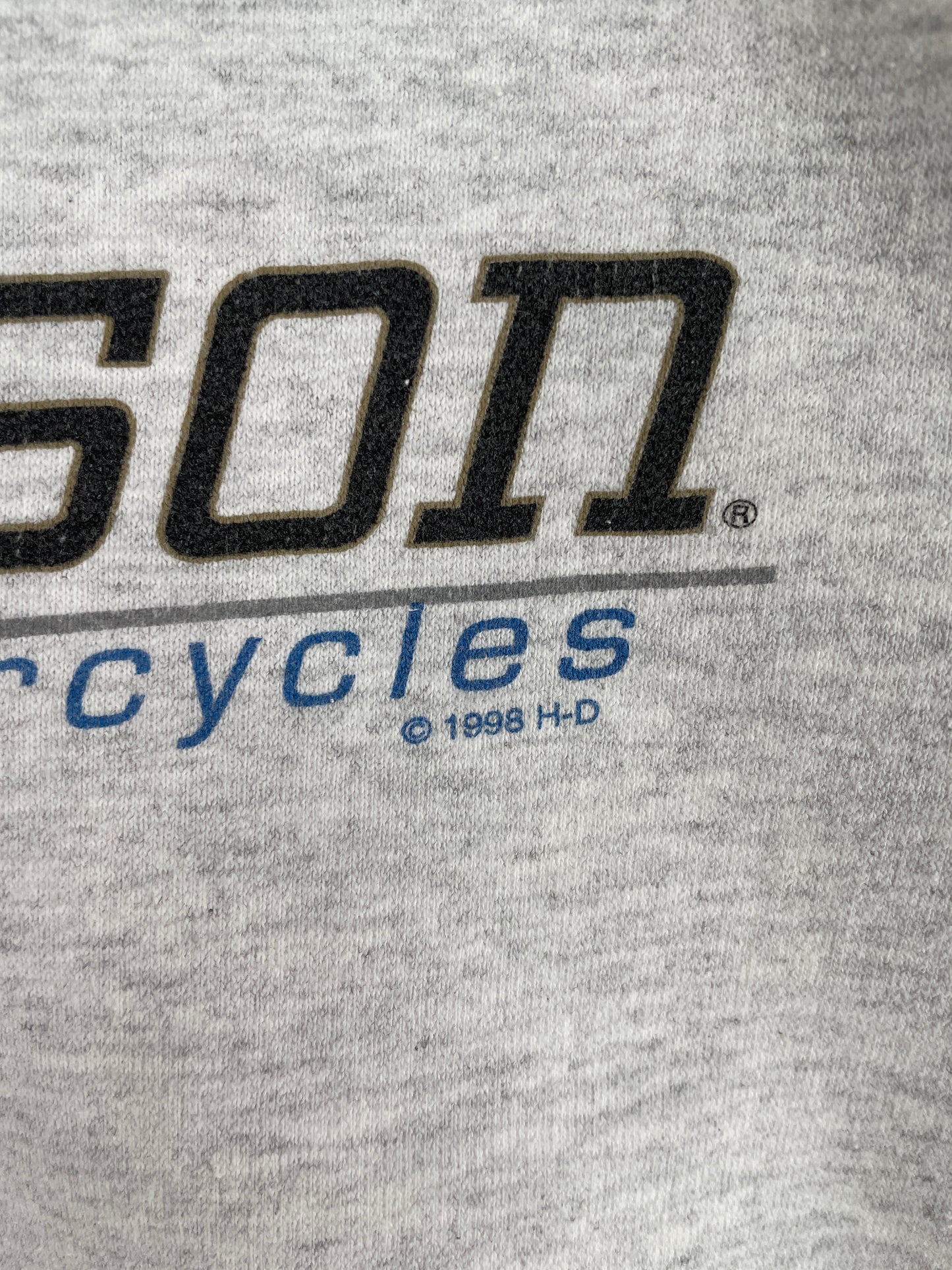 1996 HARLEY DAVIDSON Size No Tag(Approx.L) Vintage Sweat-shirt / A4291