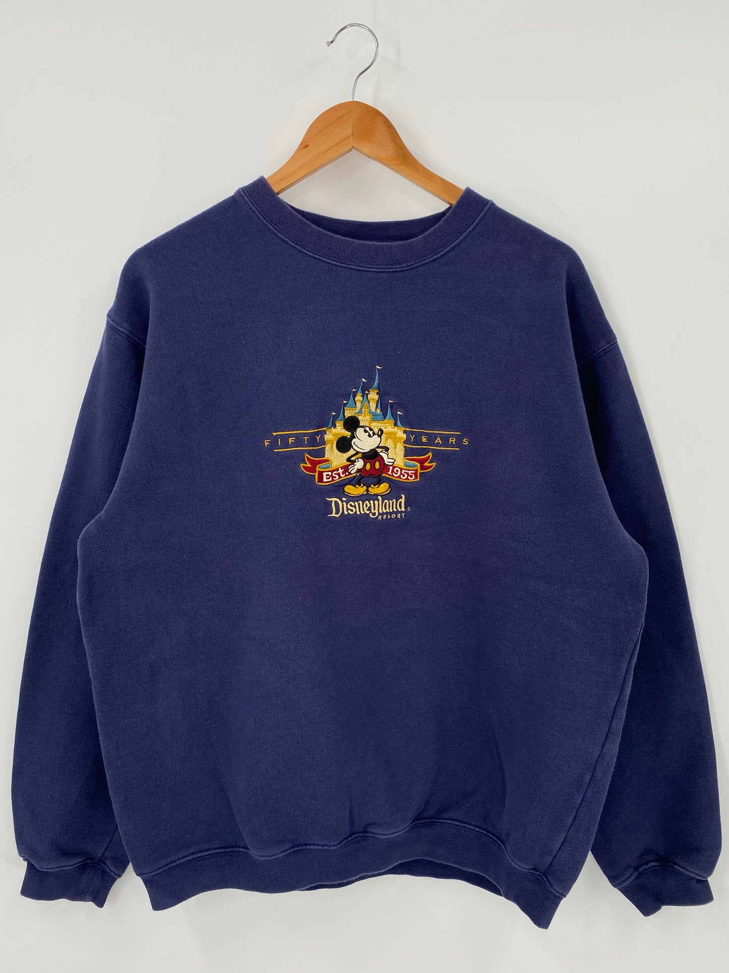 00' WALT DISNEY LAND MICKEY Size M Vintage Sweat-shirt / K4407