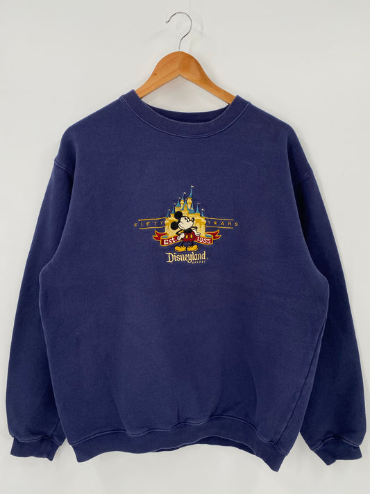 00' WALT DISNEY LAND MICKEY Size M Vintage Sweat-shirt / K4407