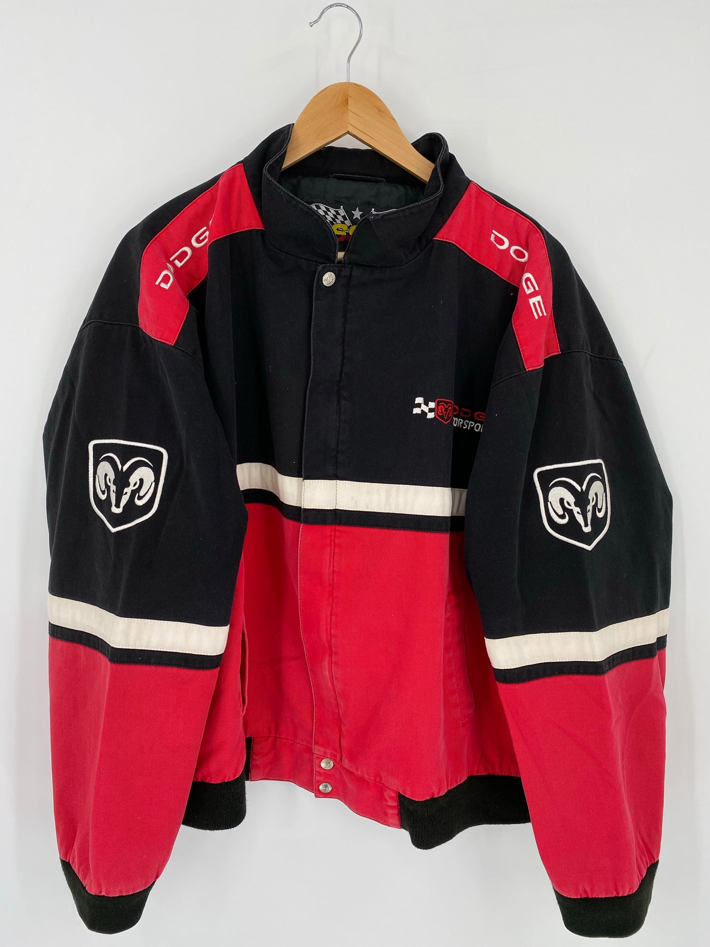 Vintage NASCAR DODGE MOTORSPORTS Size L Racing Jacket/ K6682