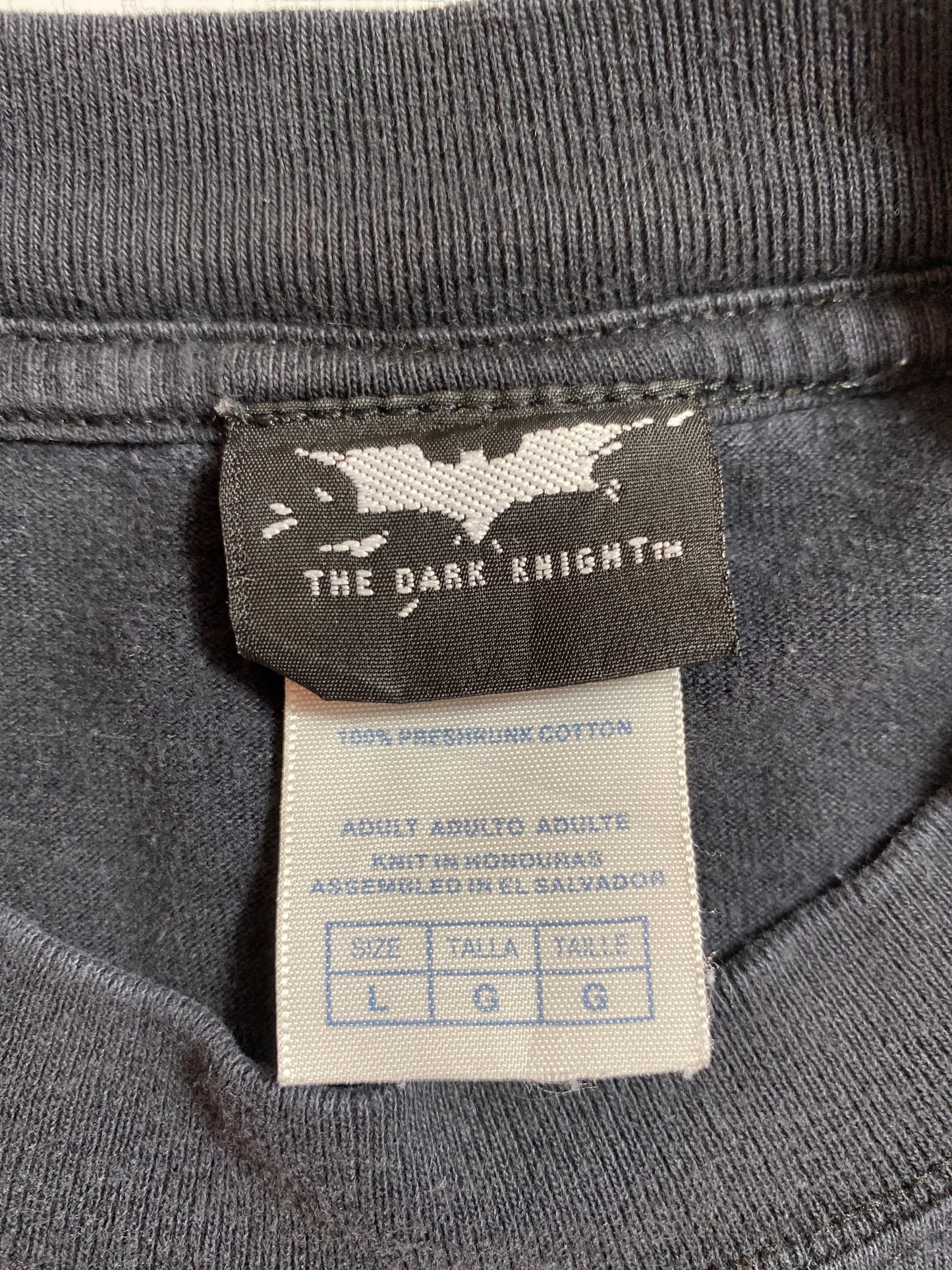 00’ THE DARK KNIGHT JOKER Size L Vintage T-Shirt / 9509