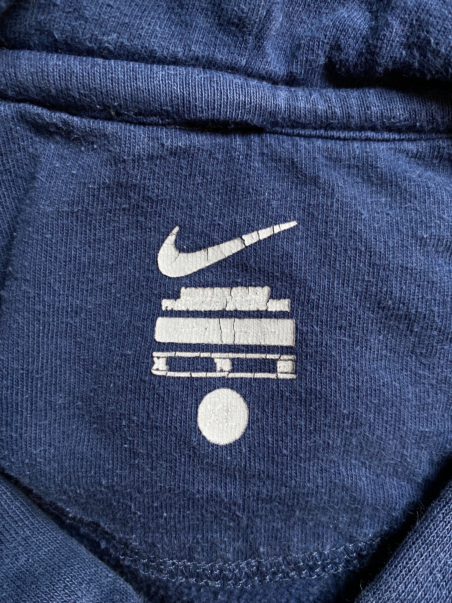 00' NIKE TRINE Size XL Vintage College Hoodie Sweat-Shirt / A3270