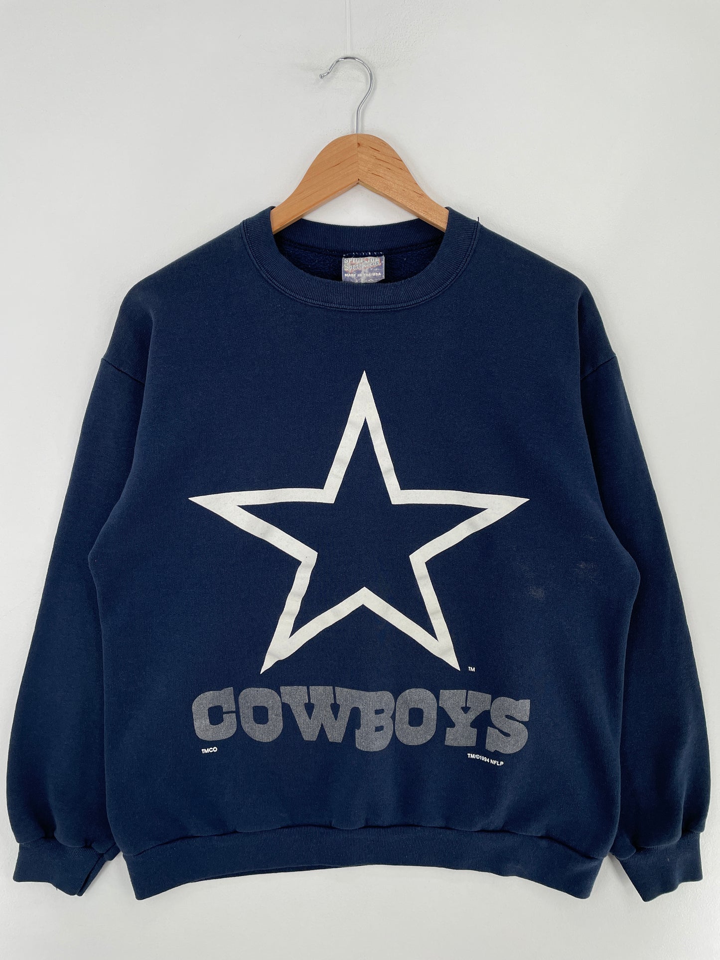 1994 DALLAS COWBOYS Made in USA Size L Vintage NFL Sweat-shirt / E4770S