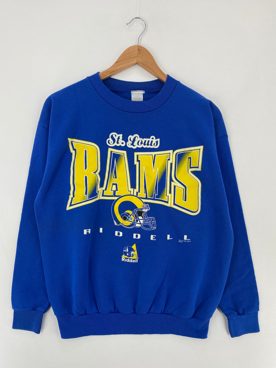 90s' ST. LOUIS RAMS Made in USA Size L Vintage NFL Sweat-Shirt / E6980 –  FISHTALE VINTAGE