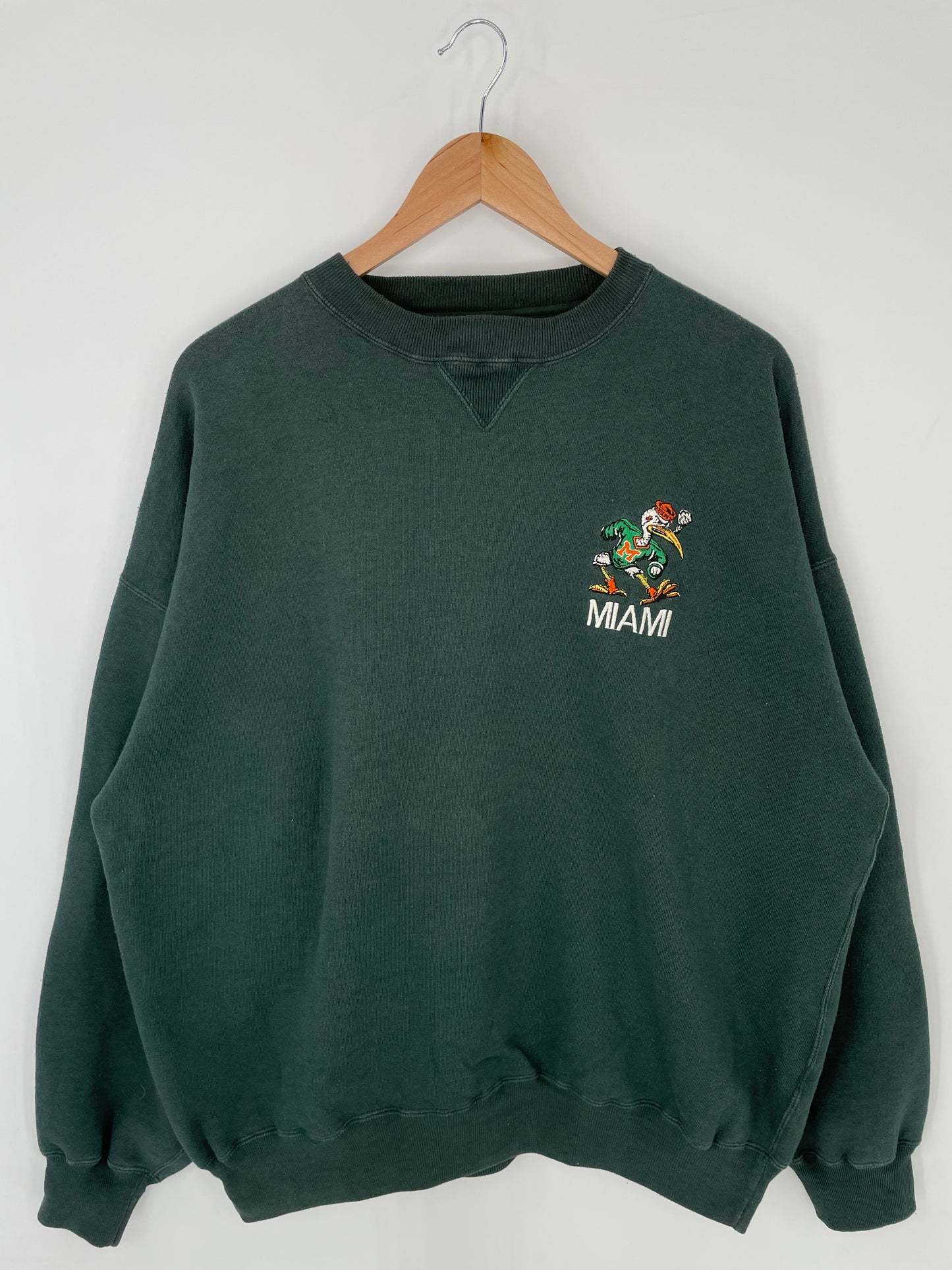 Vintage MIAMI HURRICANES Size XL NFL Sweat-Shirts/ K8479