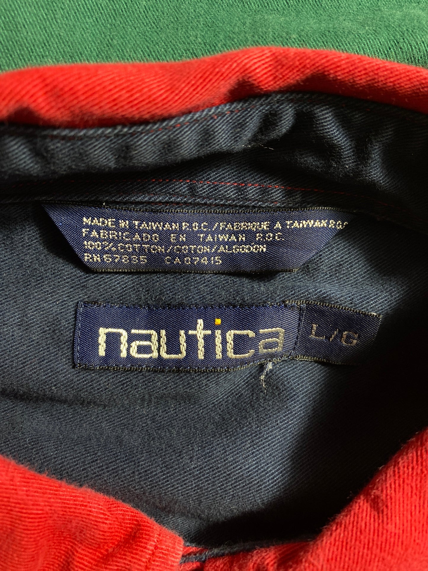 90's NAUTICA Size L Vintage Button Down Shirt / E2405B