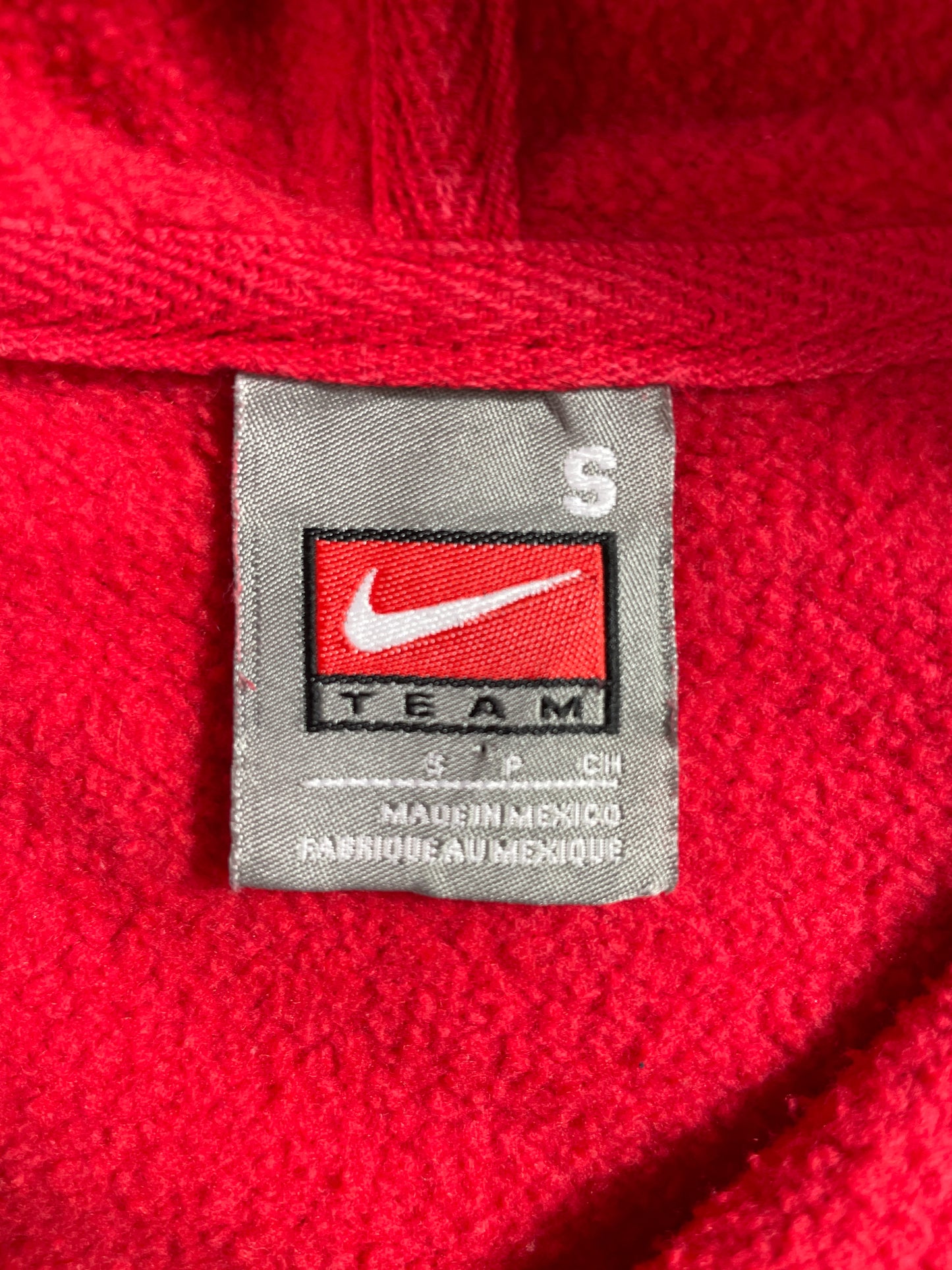 00' NIKE MINI SWOOSH Size S Vintage Hoodie Sweat-shirt / E3562S