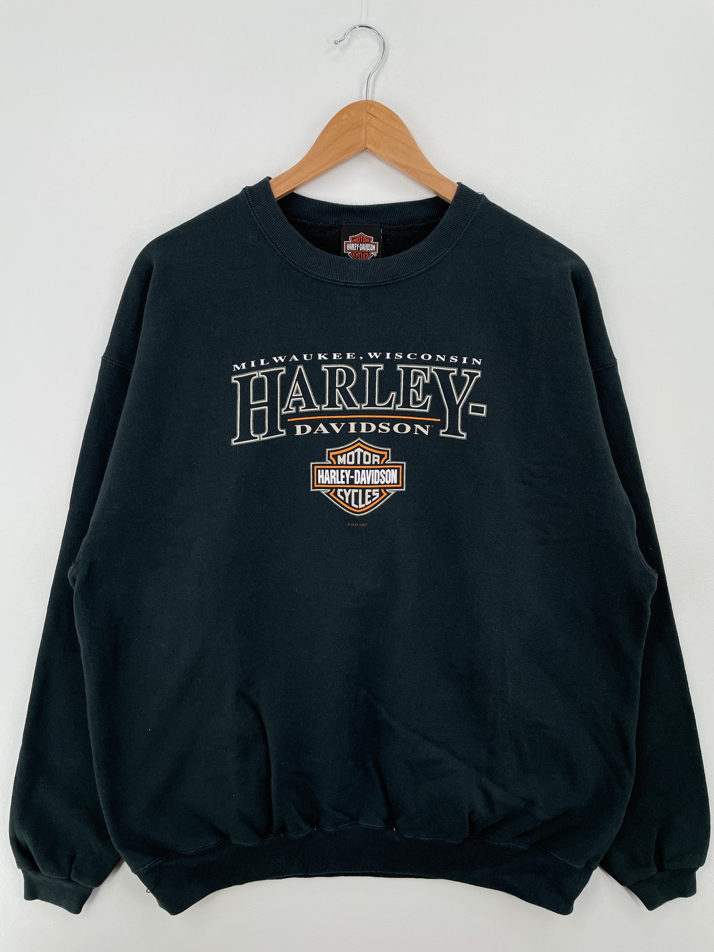 2000 HARLEY DAVIDSON MILWAUKEE WISCONSIN Size XL Vintage Sweat-Shirt / A8565
