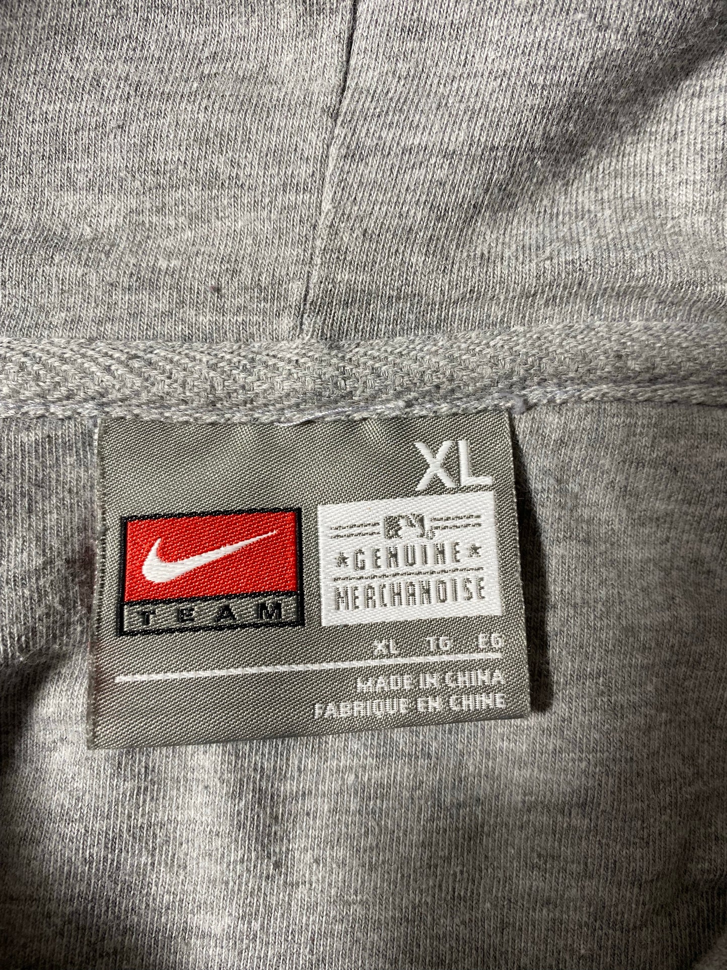 00' NIKE WHITE SOX Size XL Vintage MLB Hoodie Sweat-shirt / K6388