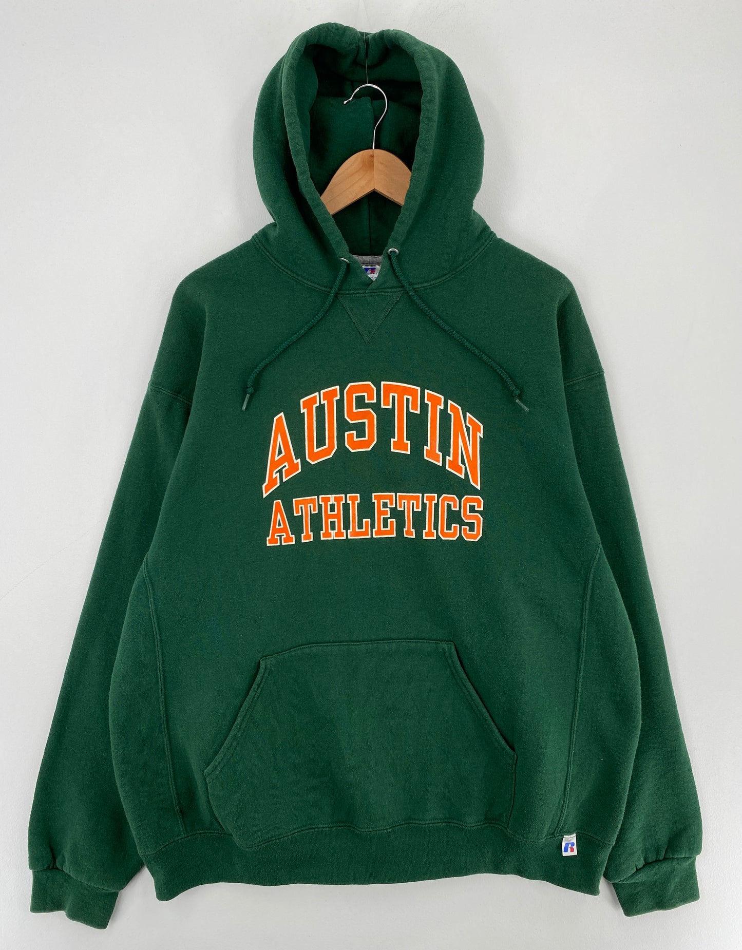 90’s RUSSELL x AUSTIN ATHLETICS Size XL Vintage College Hoodie Sweat-shirt / E3443S