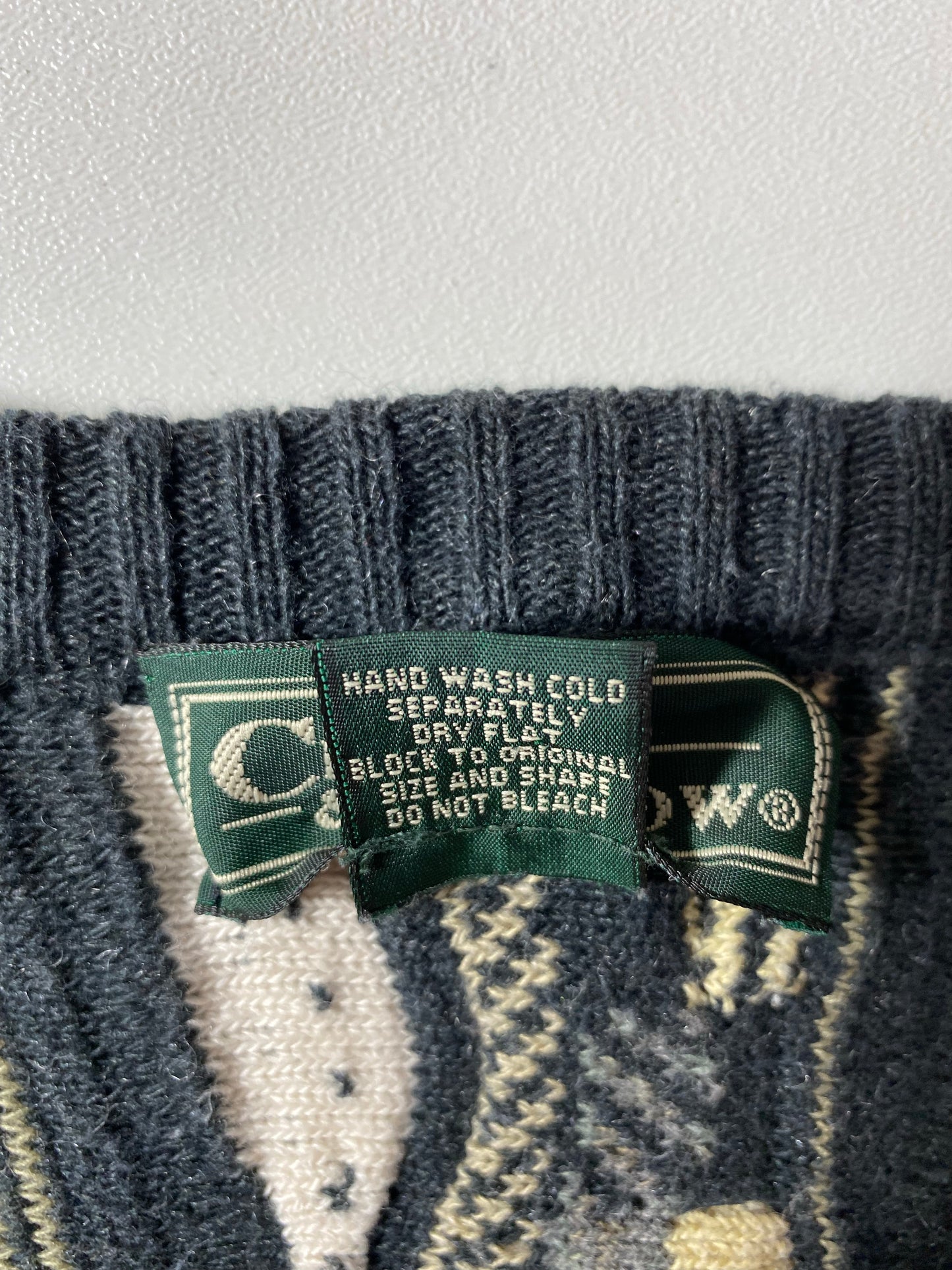 Vintage 3D COOGI- Style Size L Knit Sweater / K4226