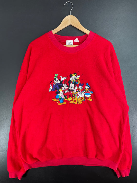 .00's DISNEY MICKEY AND FRIENDS Size XL Vintage Sweat-shirt / E1253