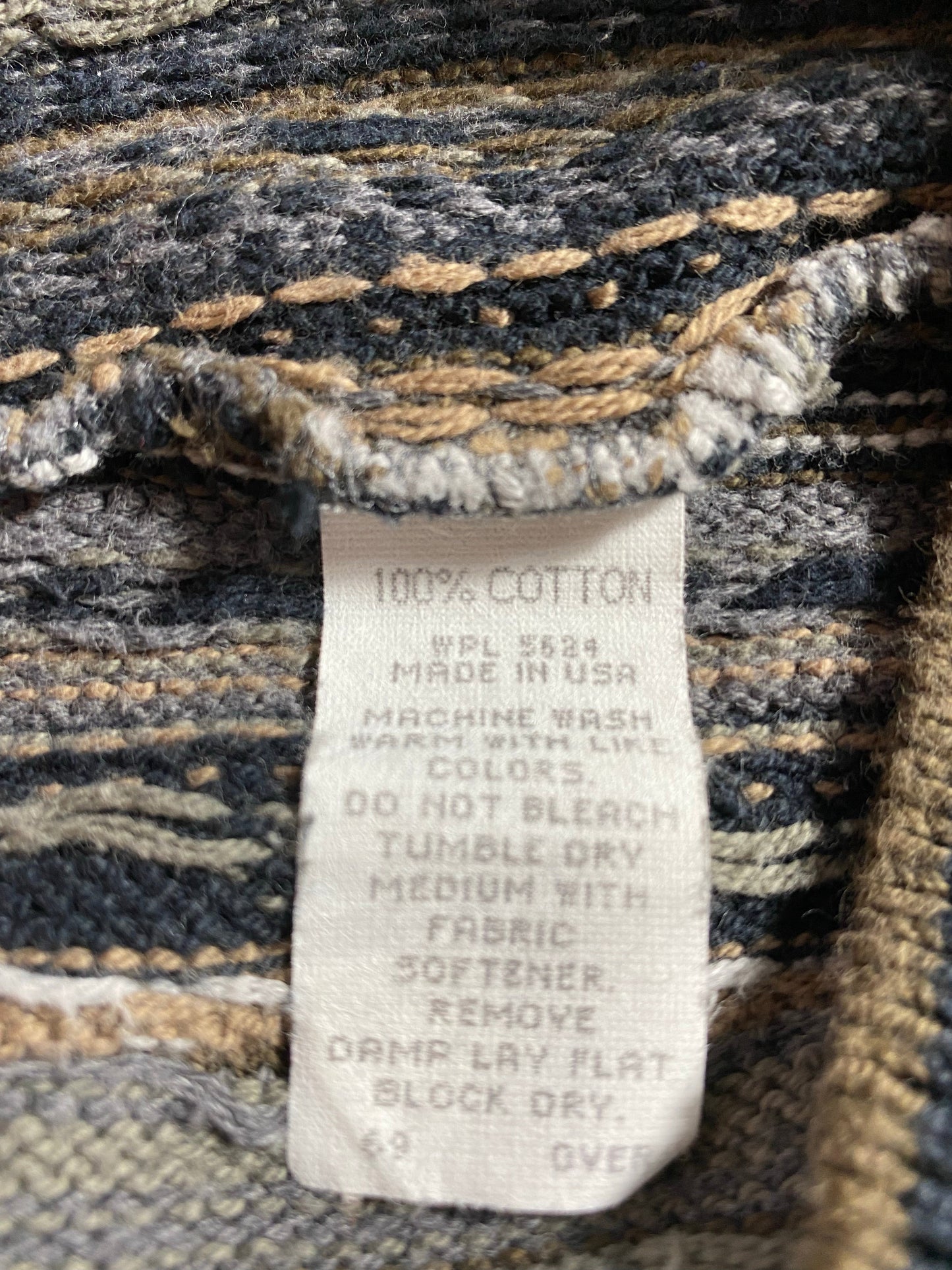 Vintage 3D COOGI- Style Made in USA Size XL Knit Sweater / A8946