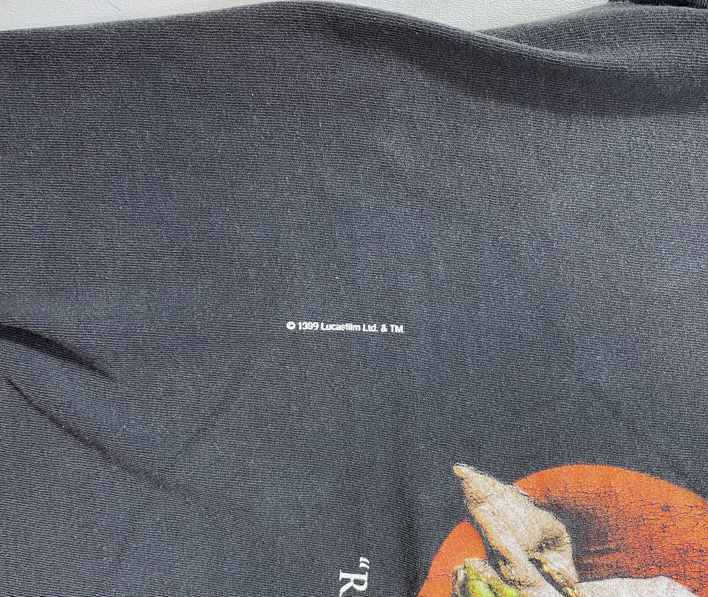 1999 DISNEY STAR WARS Episode1 Size XL Vintage T-shirt / K5209