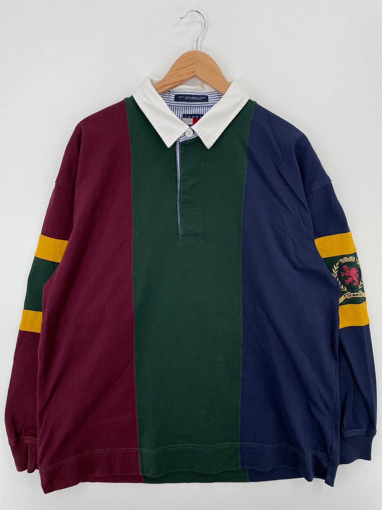 90’s TOMMY HILFIGER Size XL Rugby-Shirt / A7272