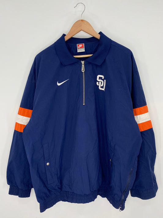 90’s NIKE SYRACUSE Size L Vintage College Nylon Jacket/ K9701