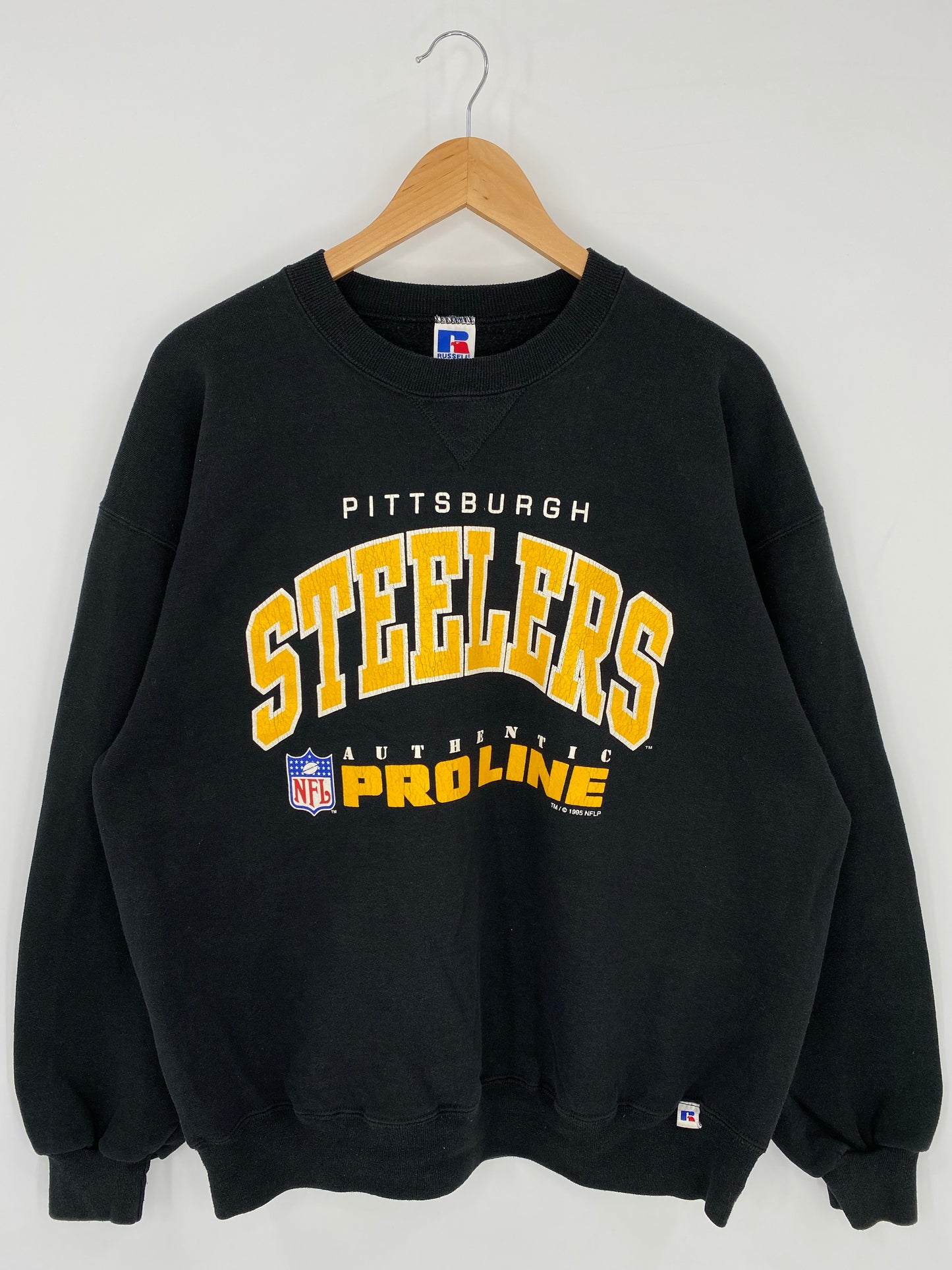 1995 PITTSBURGH STEELERS Made in USA Size XL Vintage NFL Sweat-Shirts/ K7101