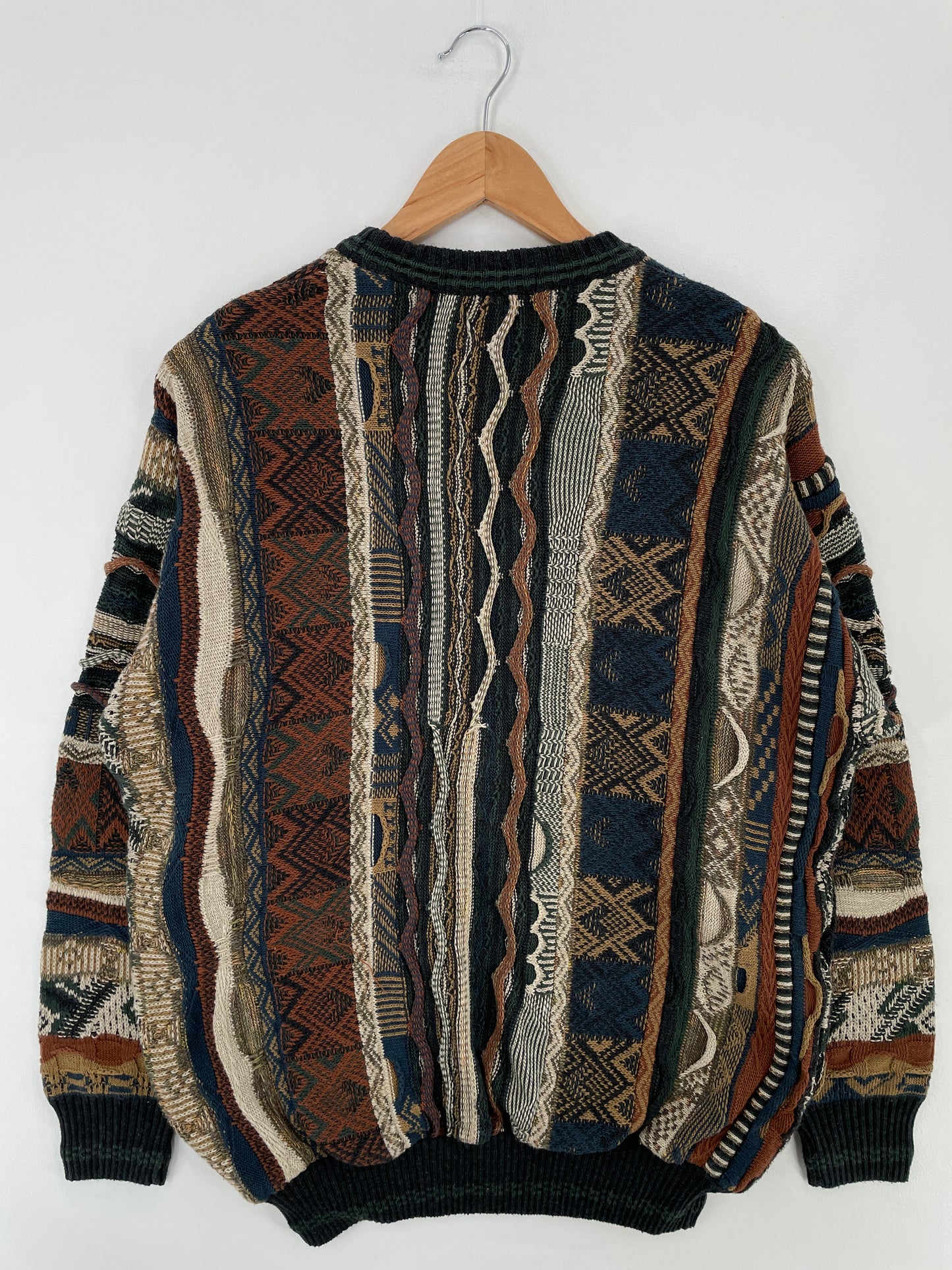 Vintage 3D COOGI- Style Size Approx.L Knit Sweater / A9703