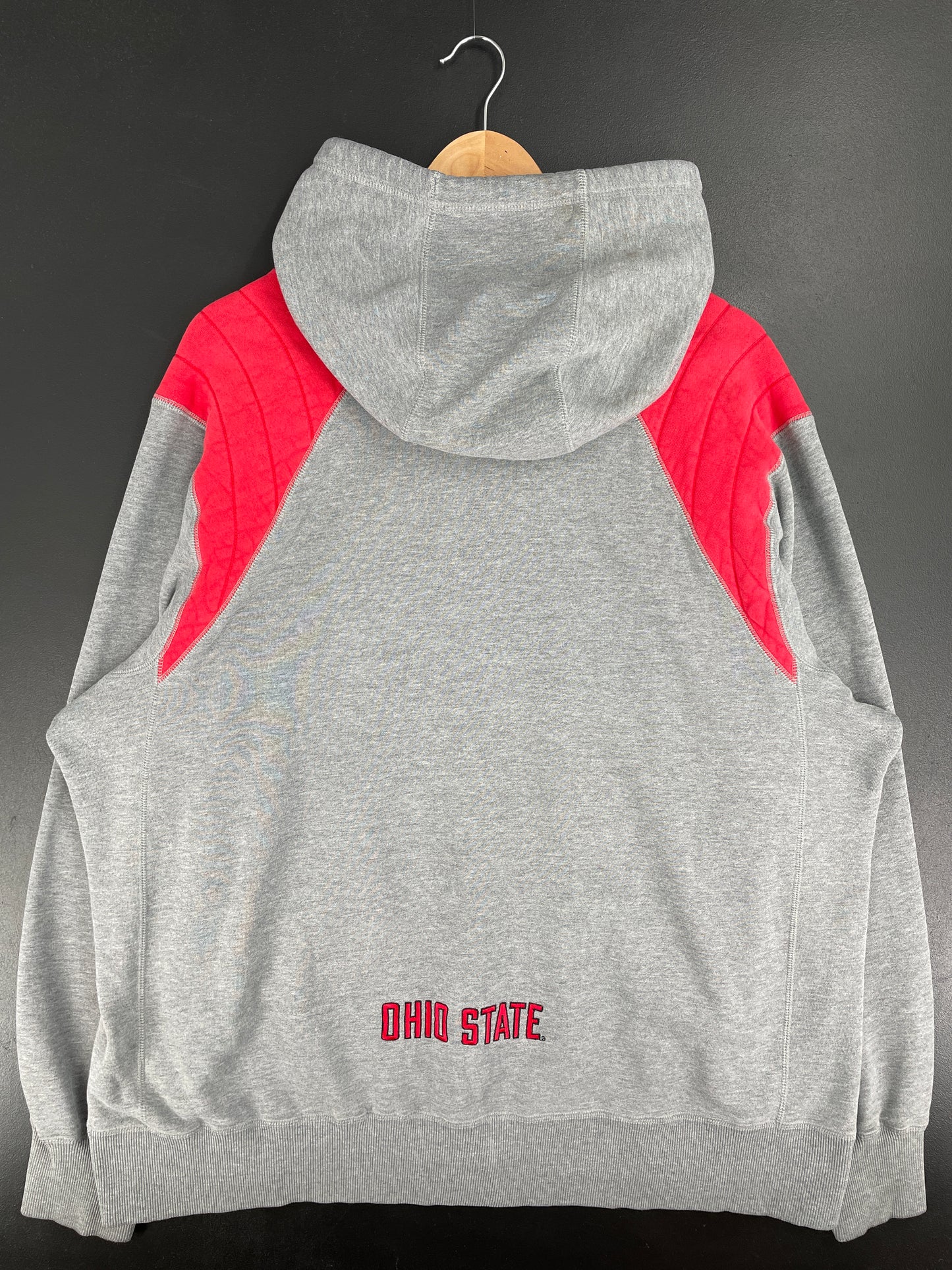 Vintage NIKE x OHIO STATE Size XL Vintage College Hoodie Sweat-shirt / E1926S
