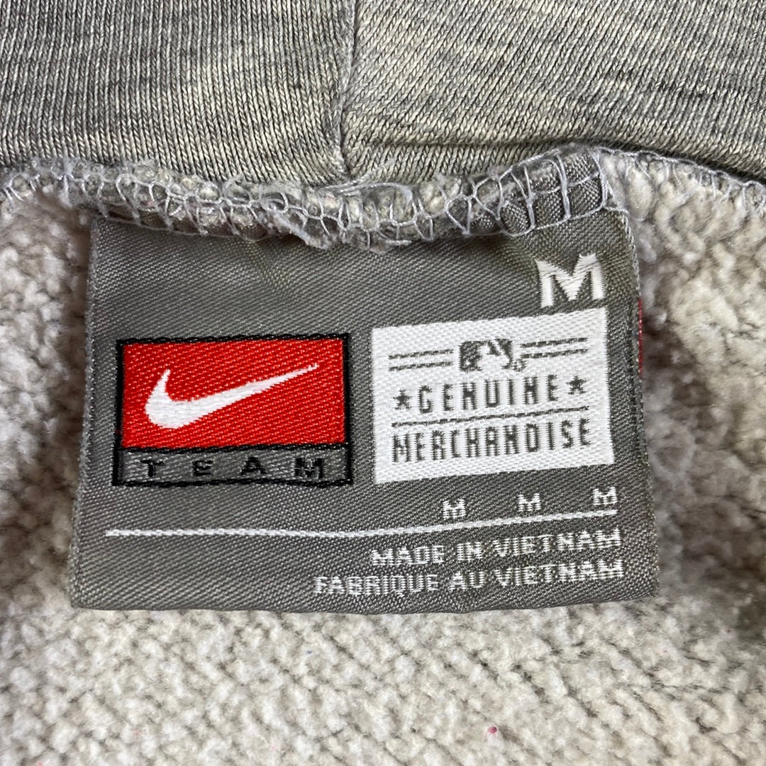 00' NIKE x BOSTON RED SOX Size M Vintage College Hoodie MLB Sweat-Shirt / E5188S