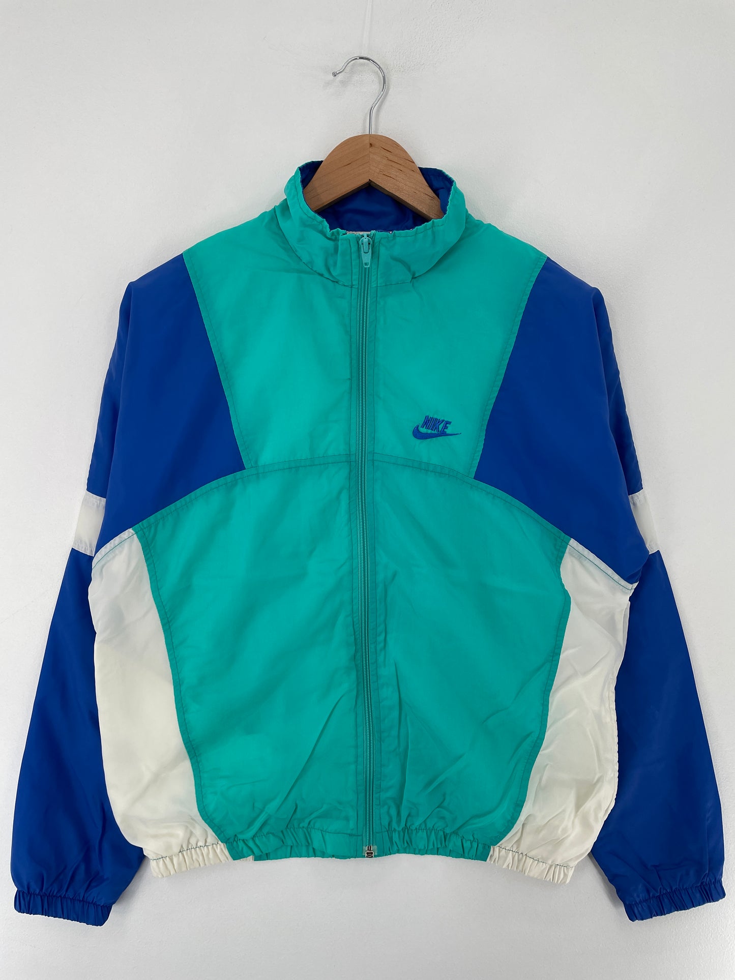 90's NIKE Silver Tag Size Ladies.M Vintage Nylon Jacket / E5794N