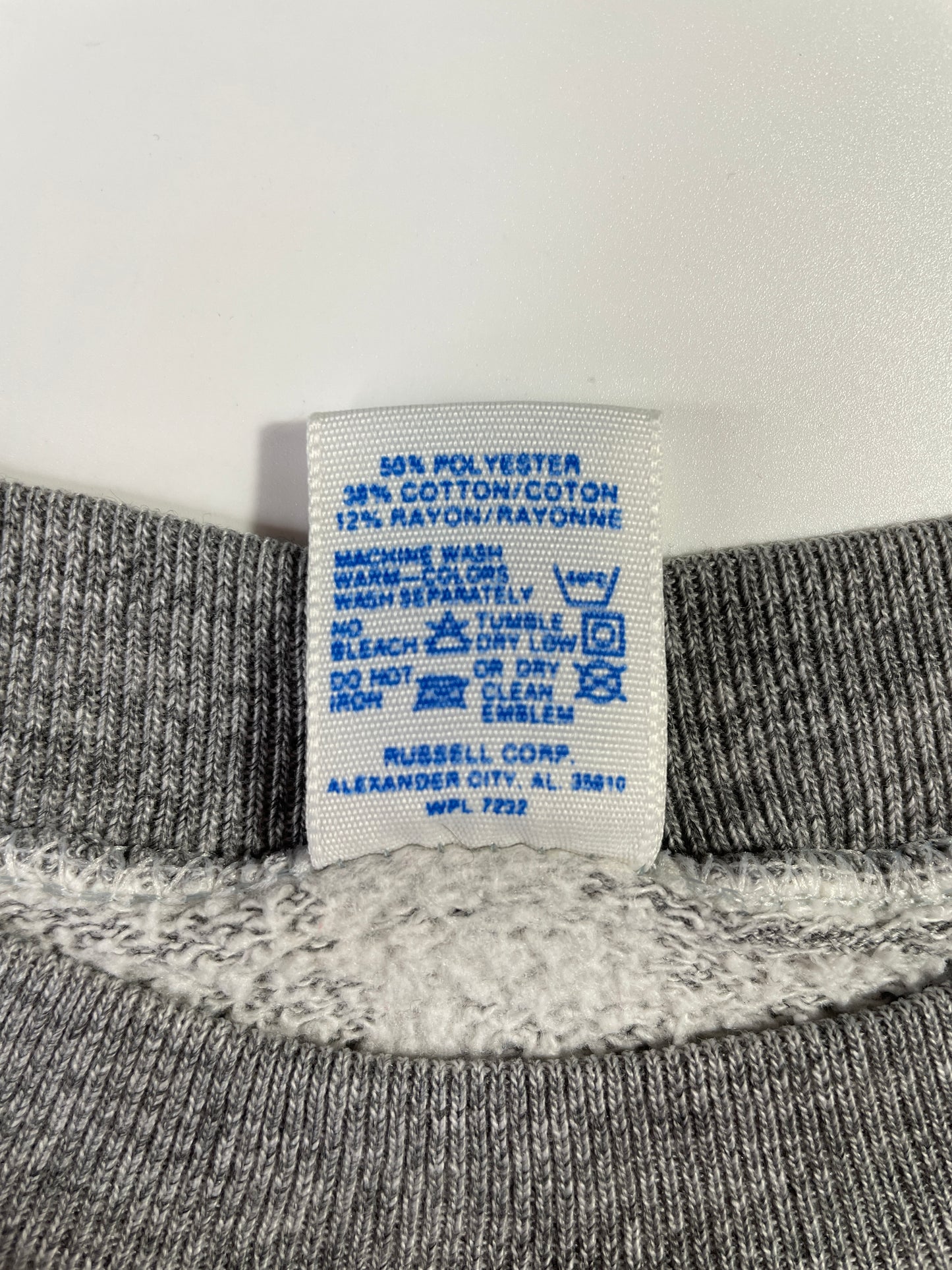 90's RUSSELL x BOSTON UNIVERSITY Made in USa Size XL Vintage College Sweat-shirt / E1335S