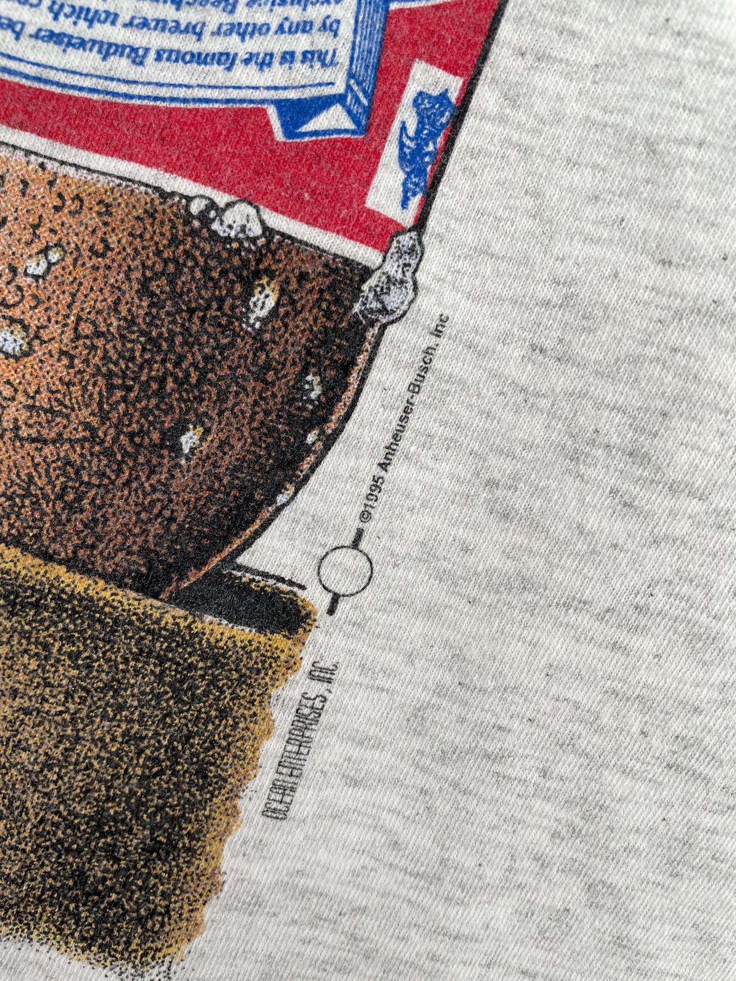 90's BUDWEISER Made in USA Size XL Vintage T-Shirt / E2386T