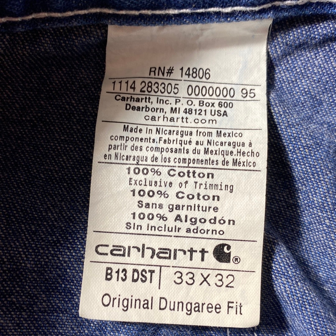 Vintage CARHARTT Size W31xL29.5 Duck Pants / A5684