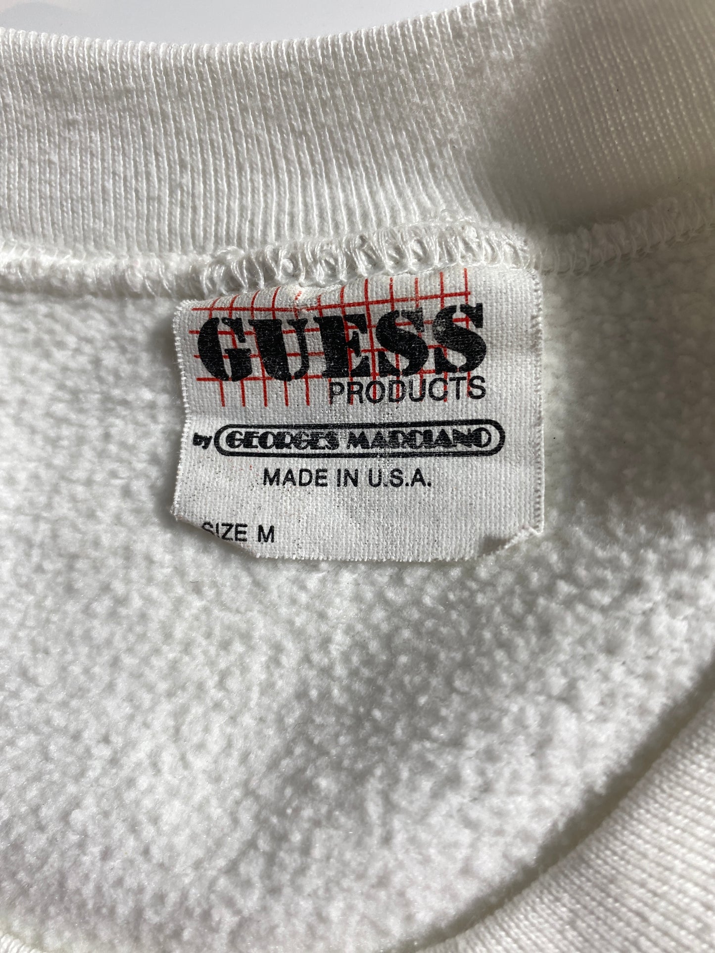 1985 GUESS MADE IN USA Size M Vintage Sweat-Shirt / K702