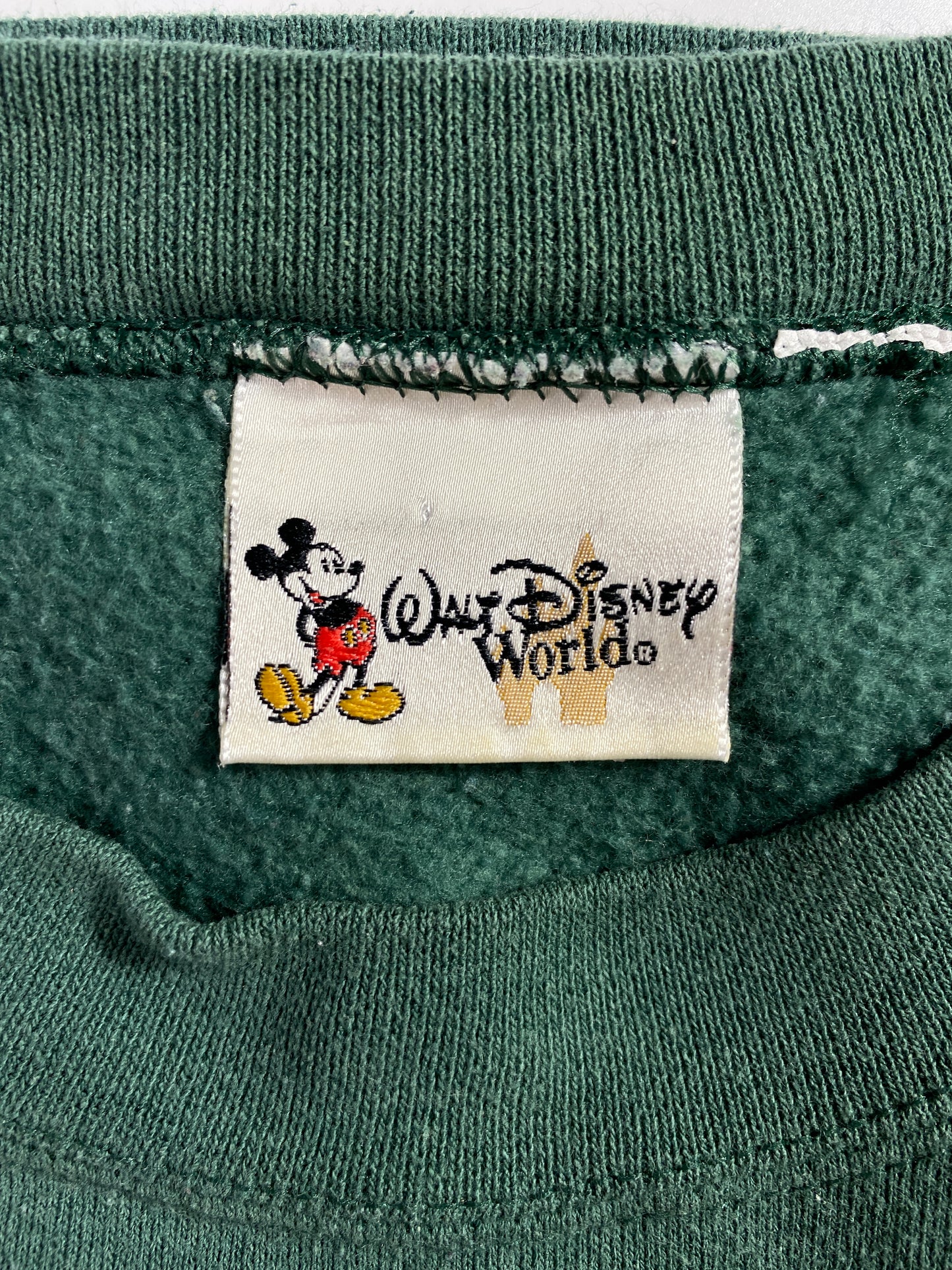 00' WALT DISNEY WORLD MICKEY Size No Tag(Approx.XL) Vintage Sweat-shirt / A4790
