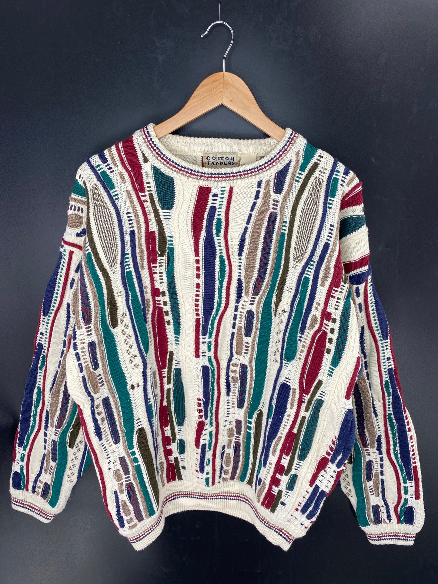 Vintage 3D COOGI- Style Size L Knit Sweater / K8446