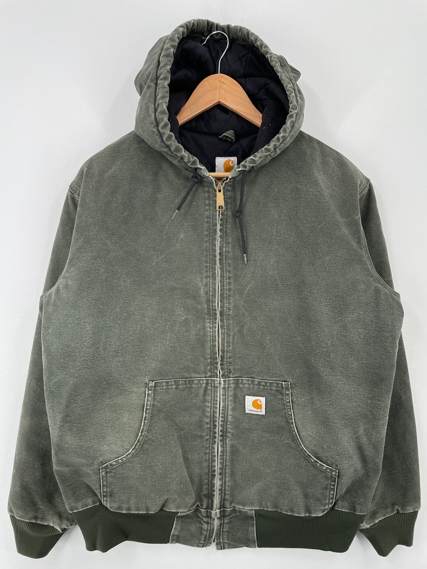 Vintage CARHARTT Size Ladies.L Hoodie Duck Jacket / A8987