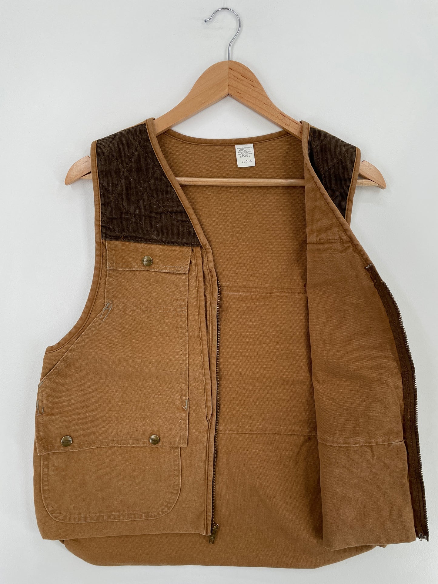 90’s CARHARTT Made in USA Size M Duck Vest / E825