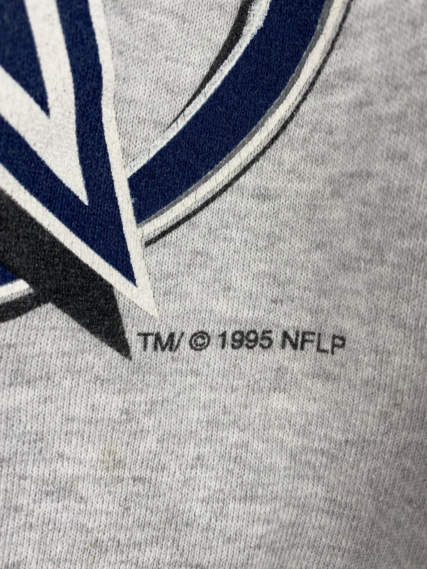 1995 DALLAS COWBOYS Size XL Vintage NFL Sweat-Shirt / A5432