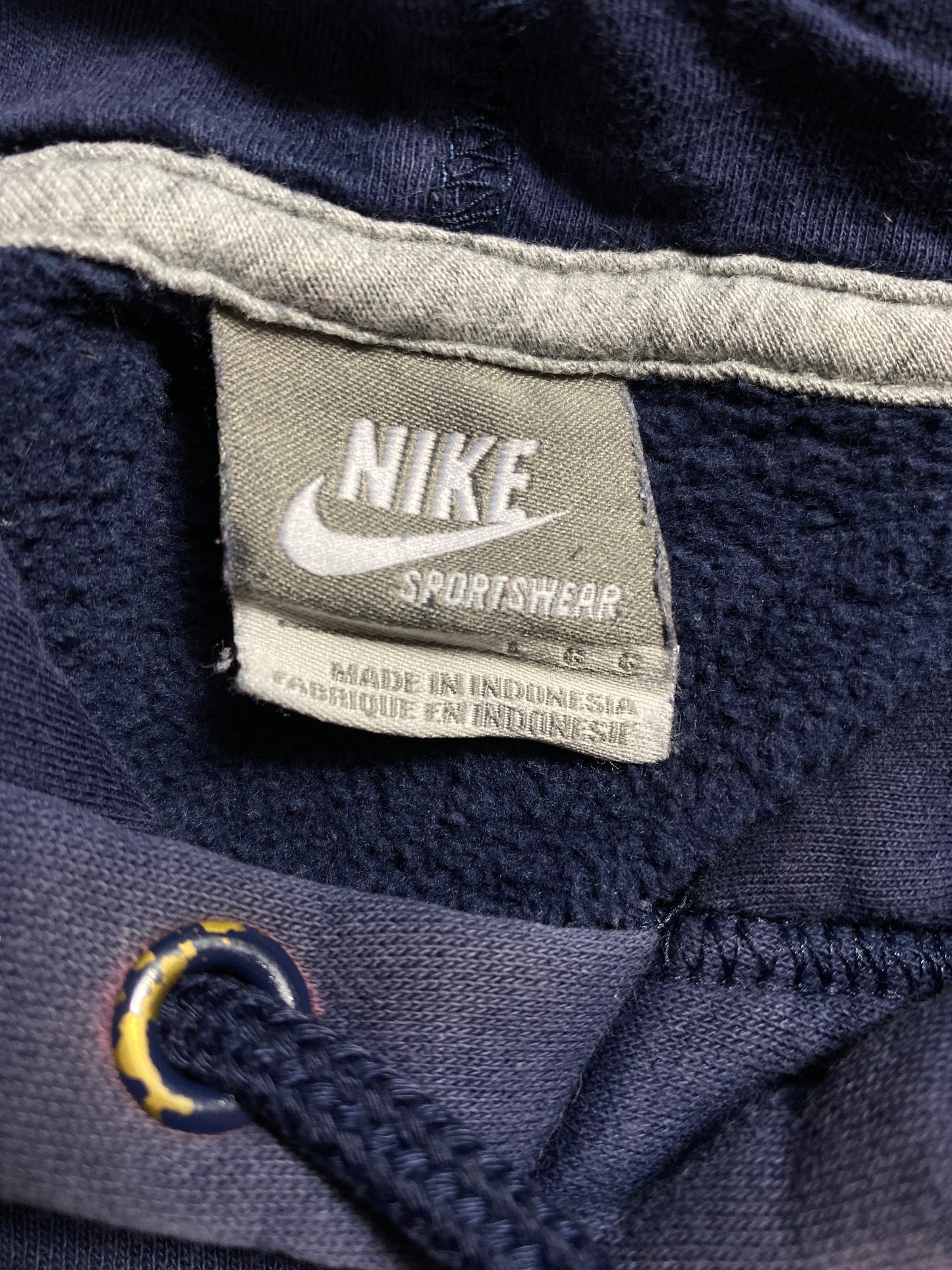 00' NIKE Size L Vintage Hoodie Sweat-Shirt / E1939S
