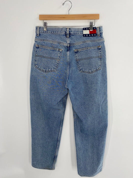 .90's TOMMY JEANS Size W31xL25.5 Vintage Denim Pants / E1501P