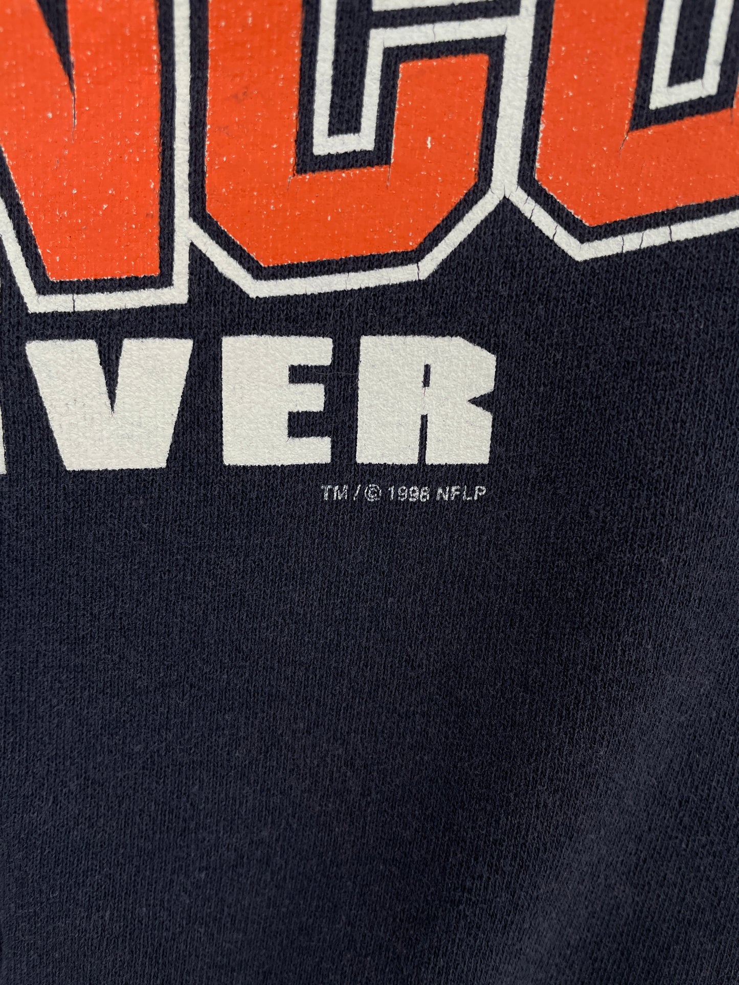 1996 DENVER BRONCOS Made in USA Size XL Vintage NFL Sweat-Shirt / A4120