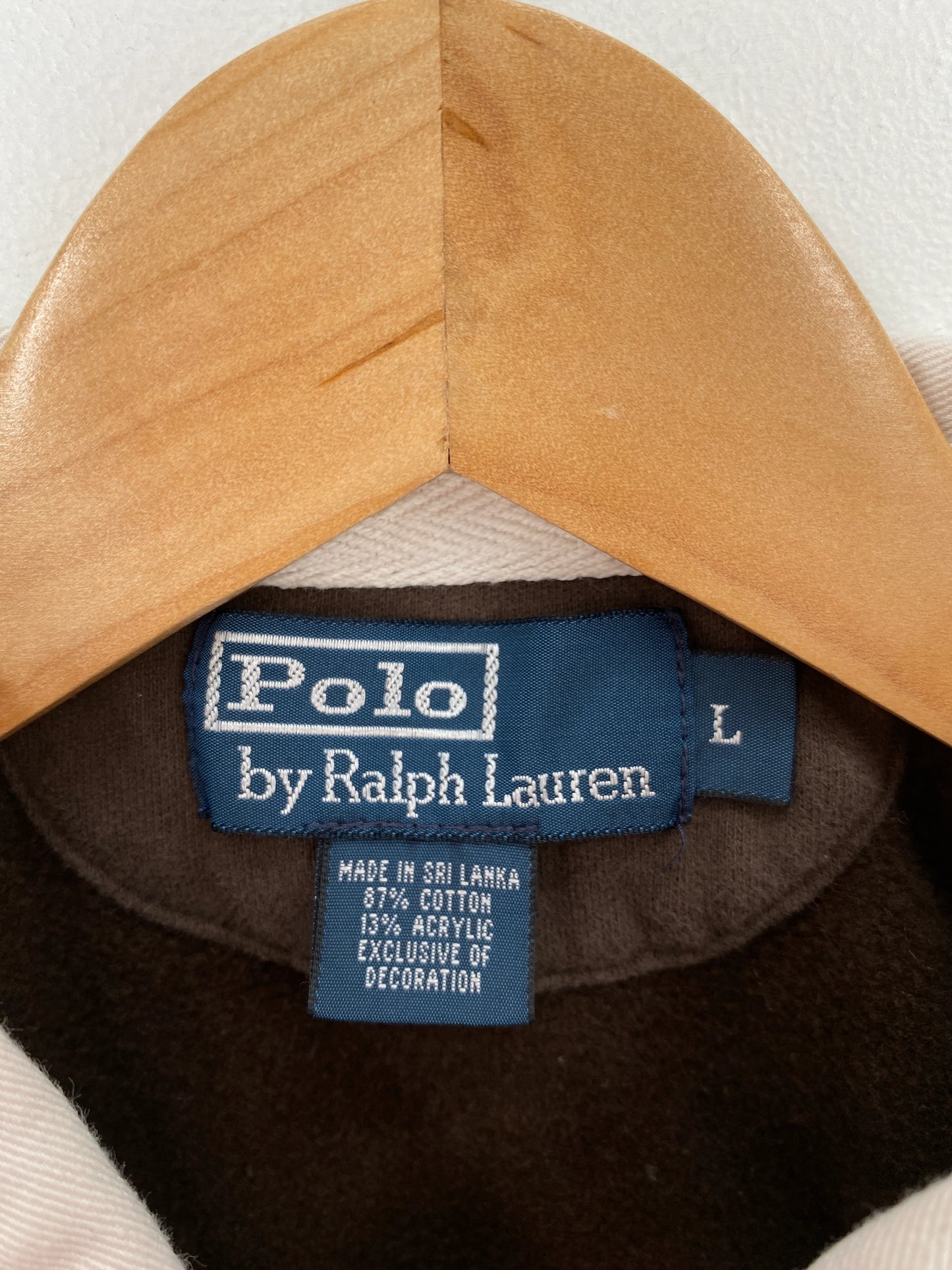 90’s POLO RALPH LAUREN Size L Vintage Rugby Shirt / E2122R