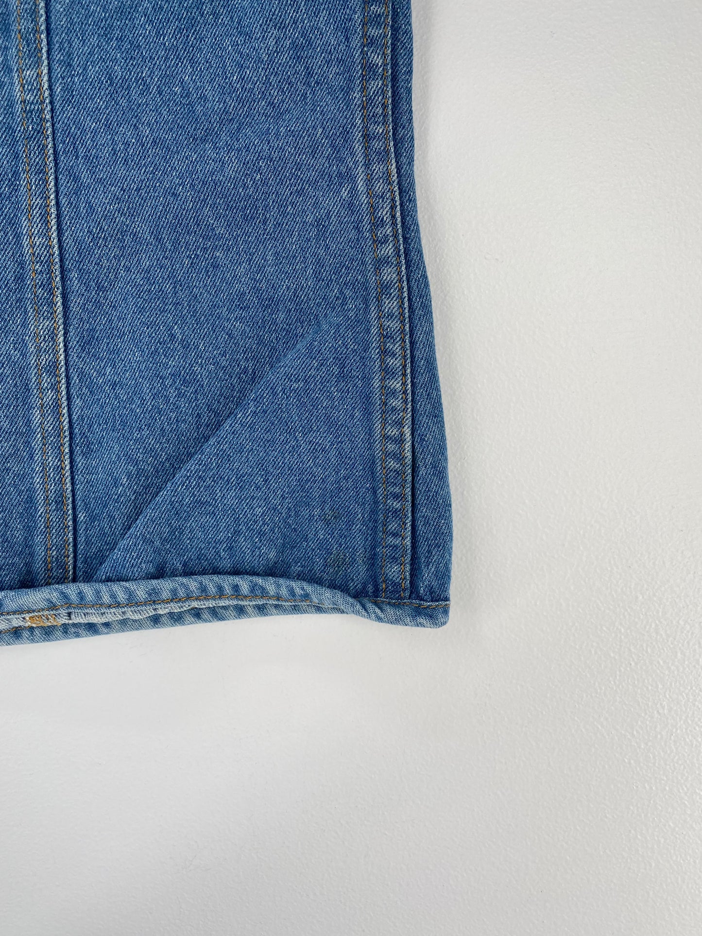 00’ DISNEY POOH AND PIGLET Size Ladies L Denim Jacket / A982