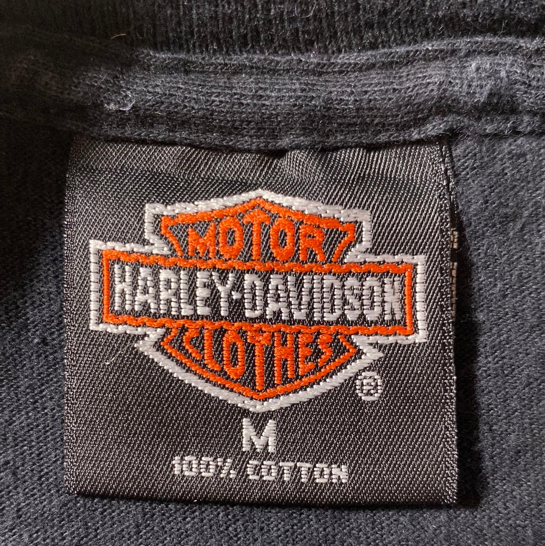 1995 HARLEY DAVIDSON Made in USA Size M Vintage T-Shirt / E2786T