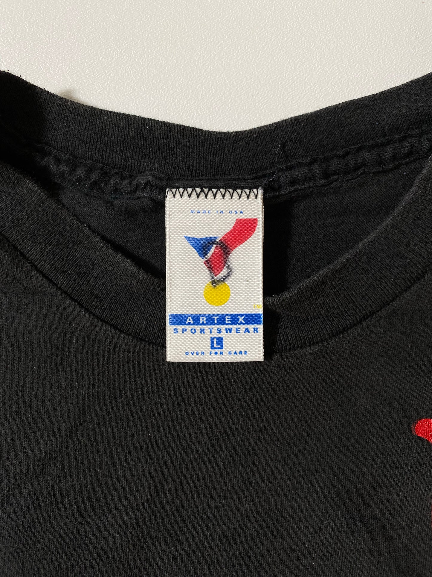 1993 LOONEY TUNES TAZ Made in USA Size L Vintage T-Shirts / K9294