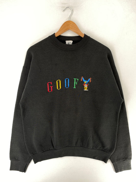 90’s DISNEY GOOFY Size Approx L Vintage Sweat-shirt / F3153S